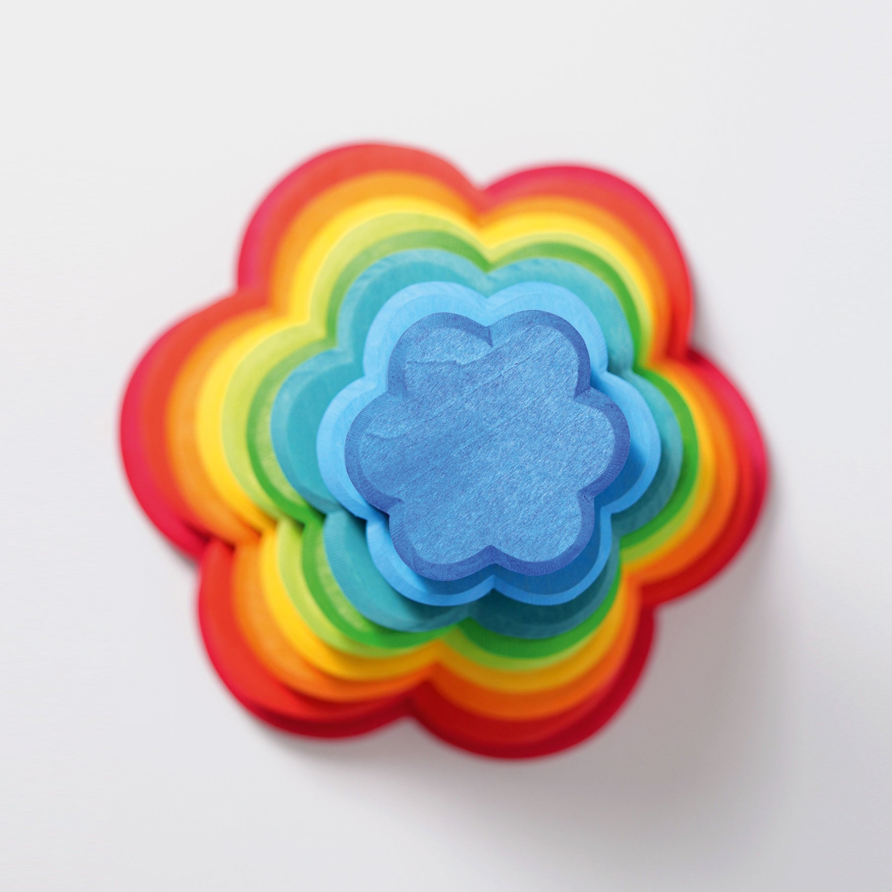 Stapeltoren regenboog bloem