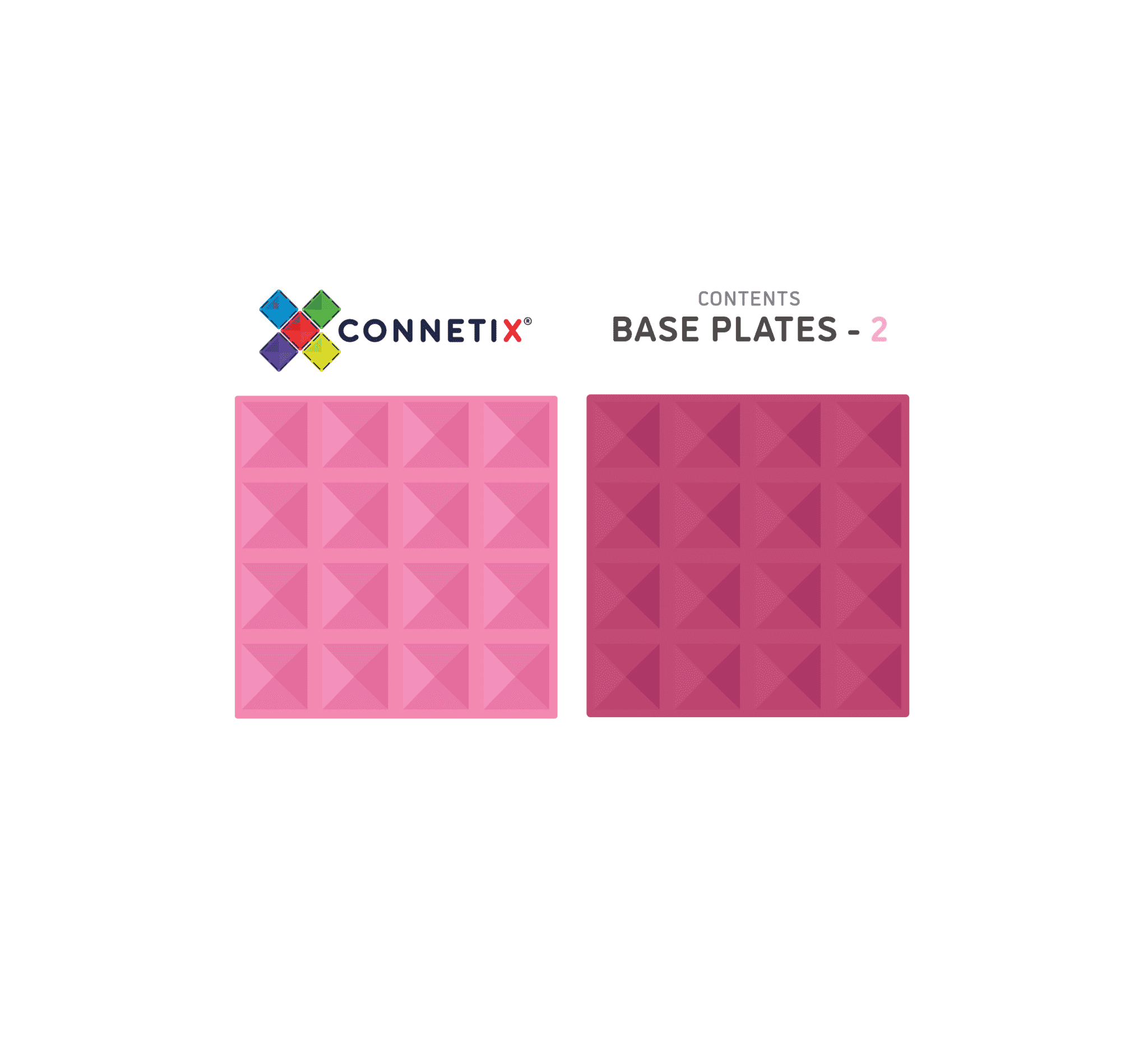 Pastel Base Plate Pack Pink & Berry- 2 delig