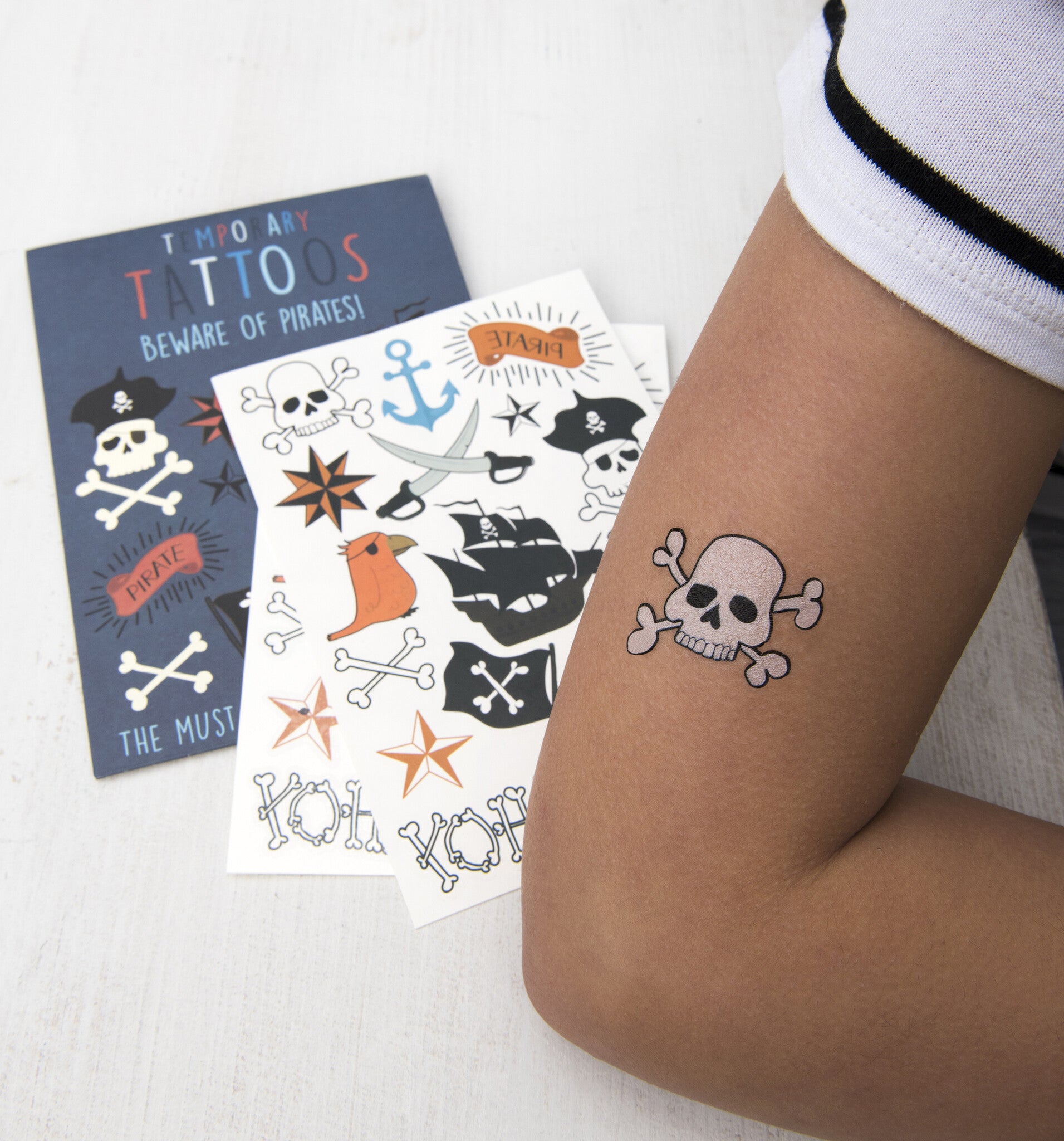 Kindertatoeages - Beware of the Pirates