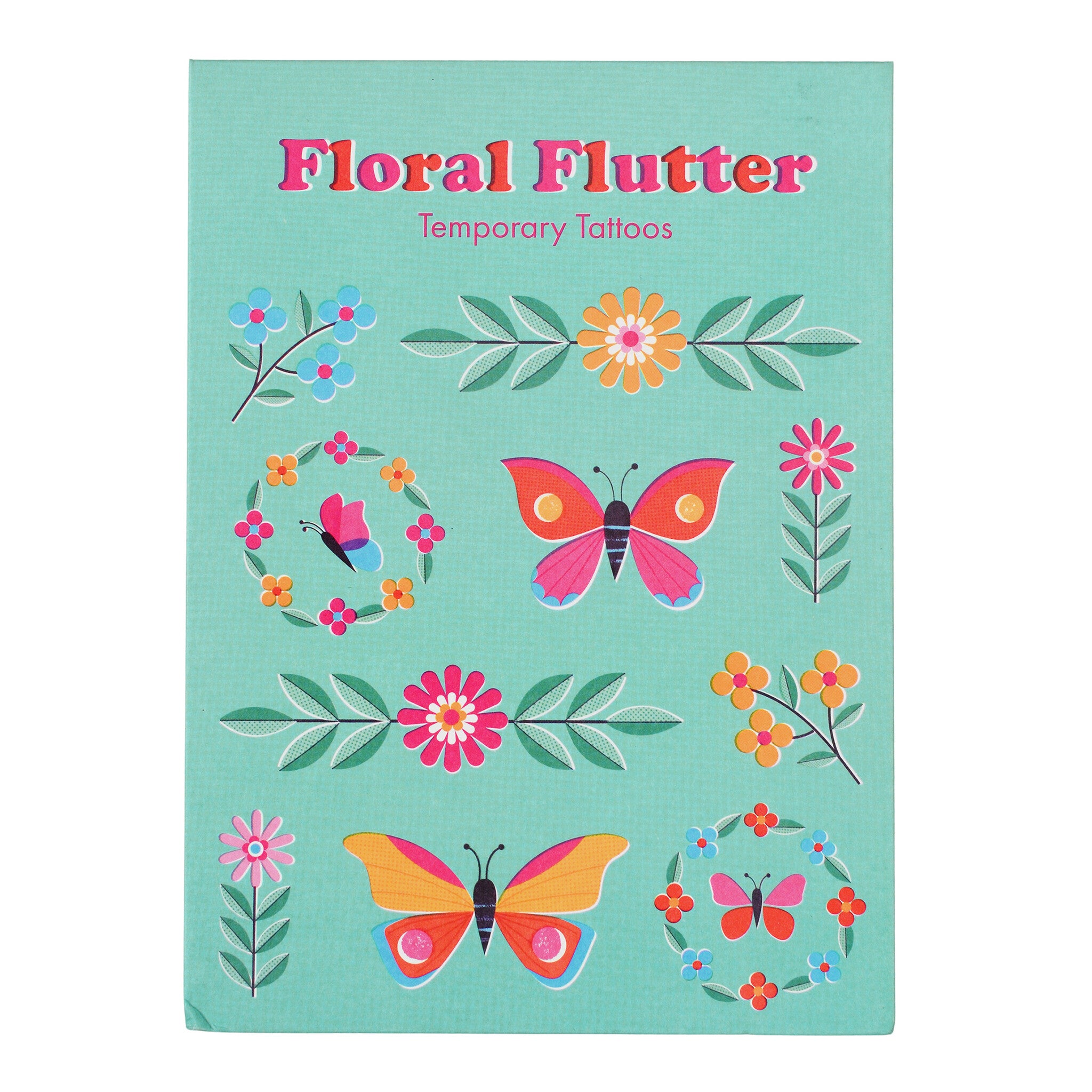Kindertatoeages - Floral Flutter