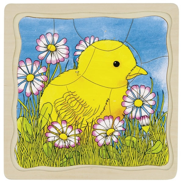 4 lagen puzzel - Ei-Kip