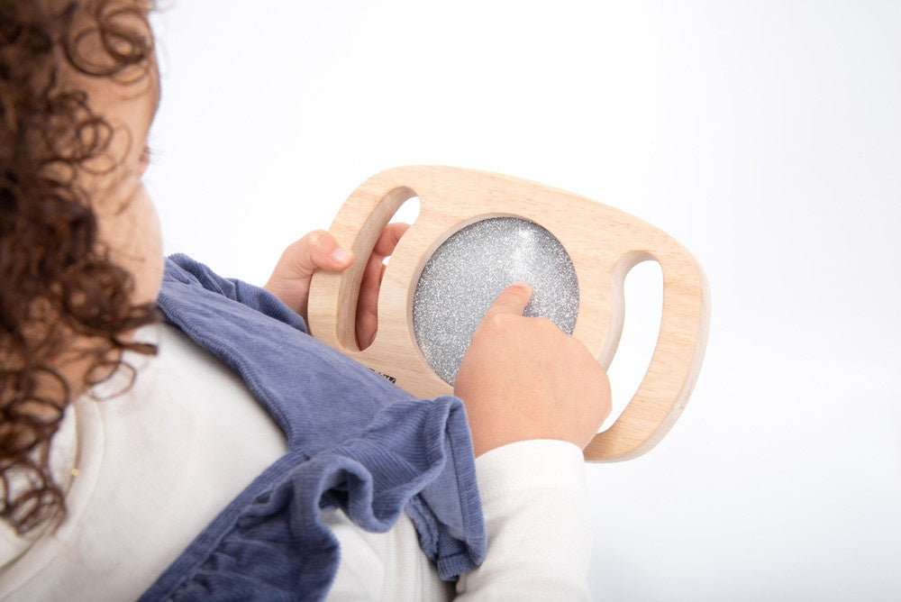 Glitter venster zilver- Easy hold