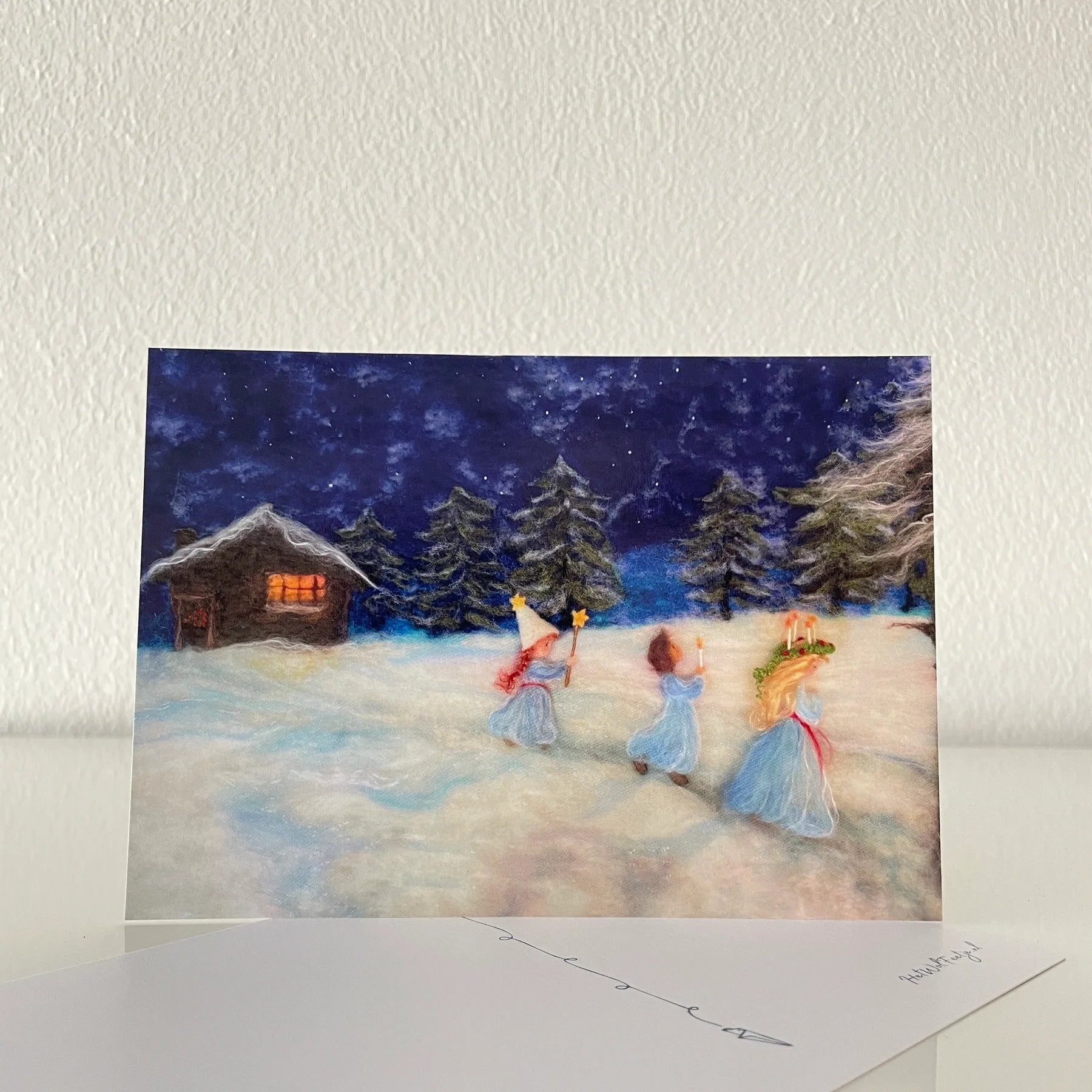 Ansichtkaart Herfst / Winter - Lucia optocht