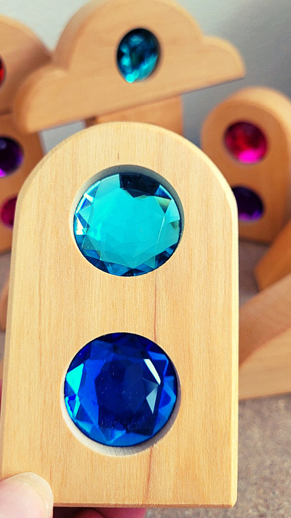 Sprookjesset glitterblokken - 12-delig