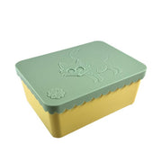 Lunchbox 1-vaks licht groen/geel Vos