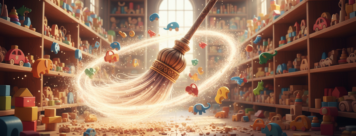 kan er iets meer kleur in de afbeelding? Het speelgoed heeft veelal regenboogkleuren. Verder is hij heel tof!