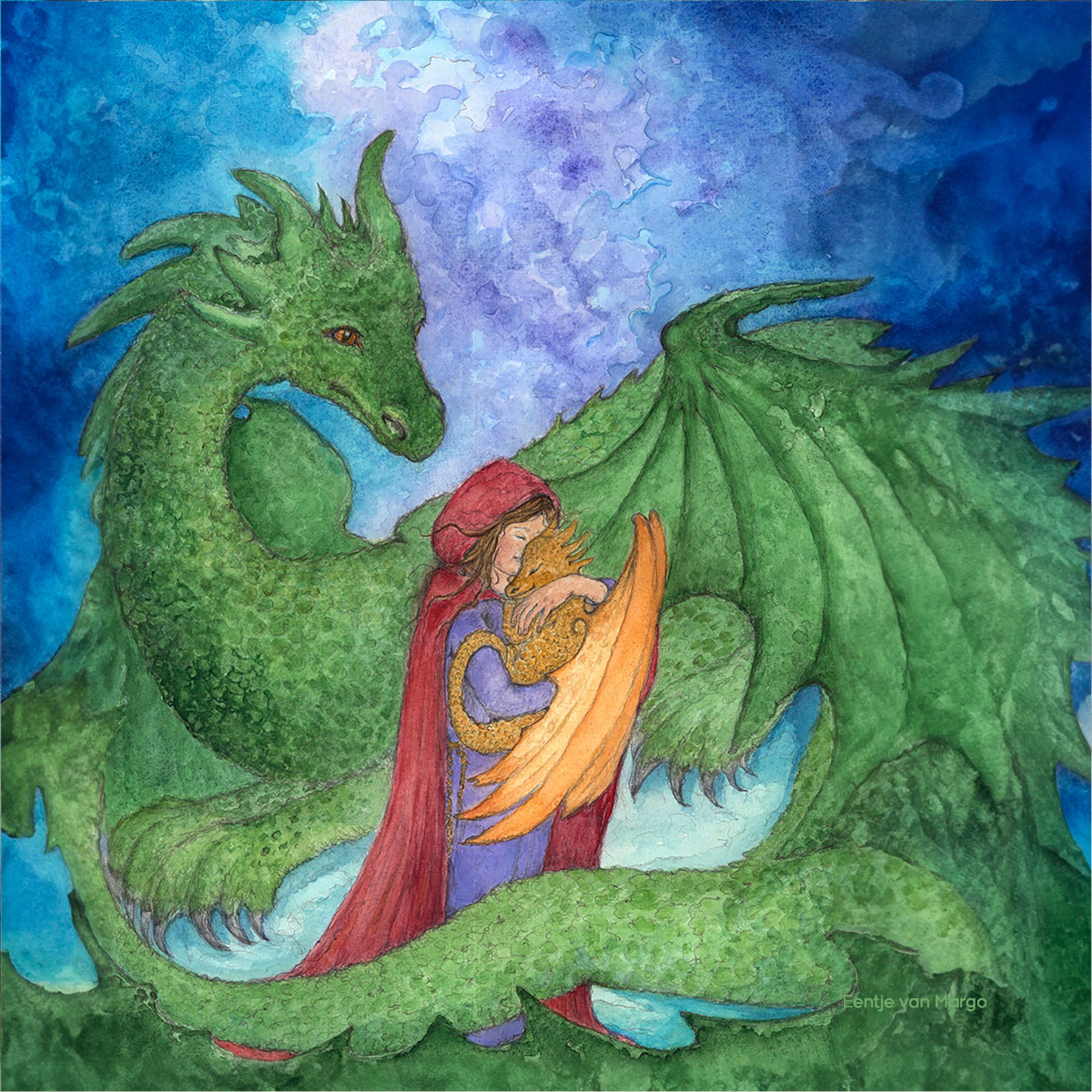 Silhouette Guardian of Dragons - Eentje van Margo