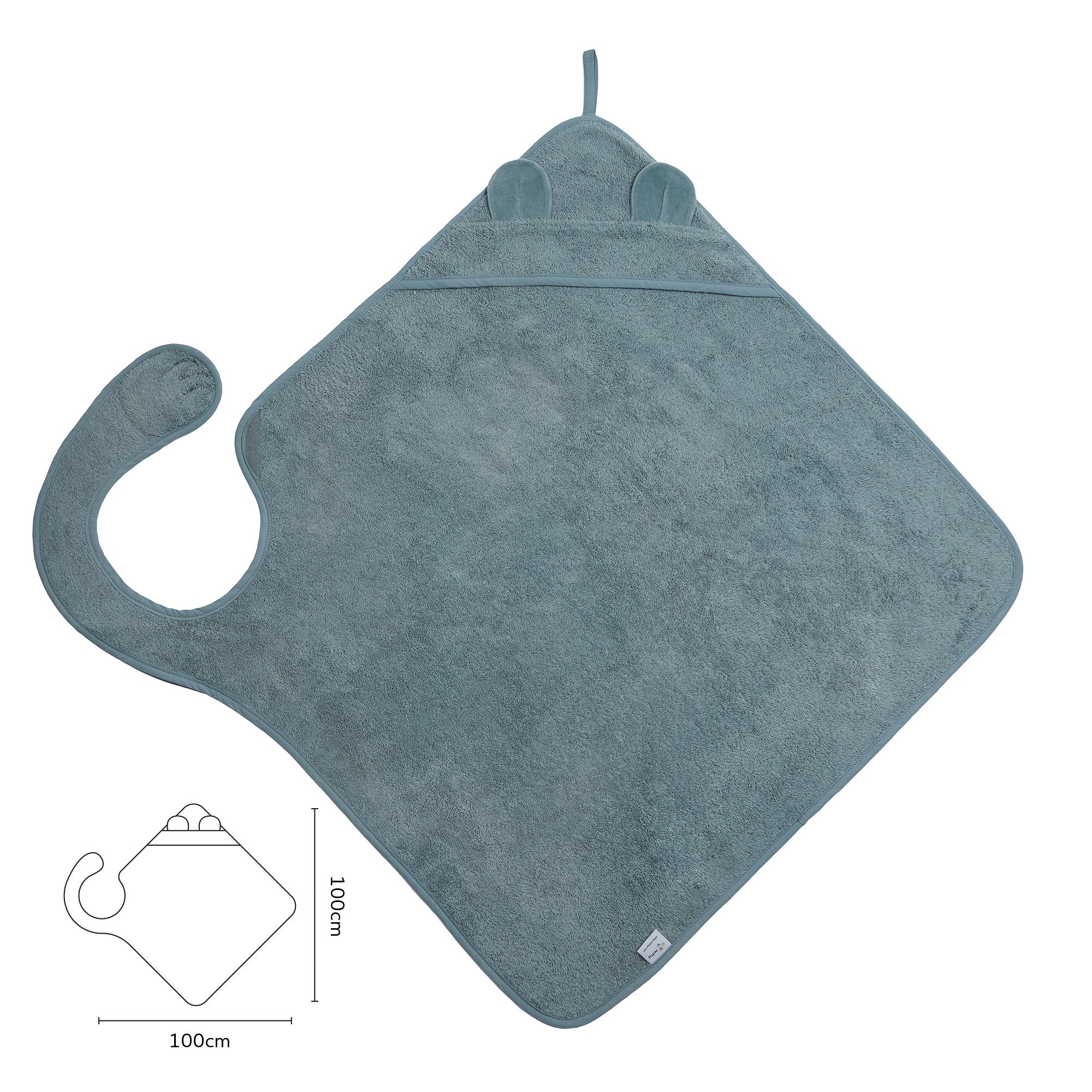 Handsfree Badcape - Blueberry