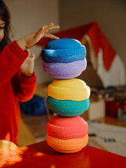 Stapelstein Original Mini |Rainbow Classic | Set van 6