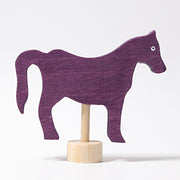 Steker Paard Paars