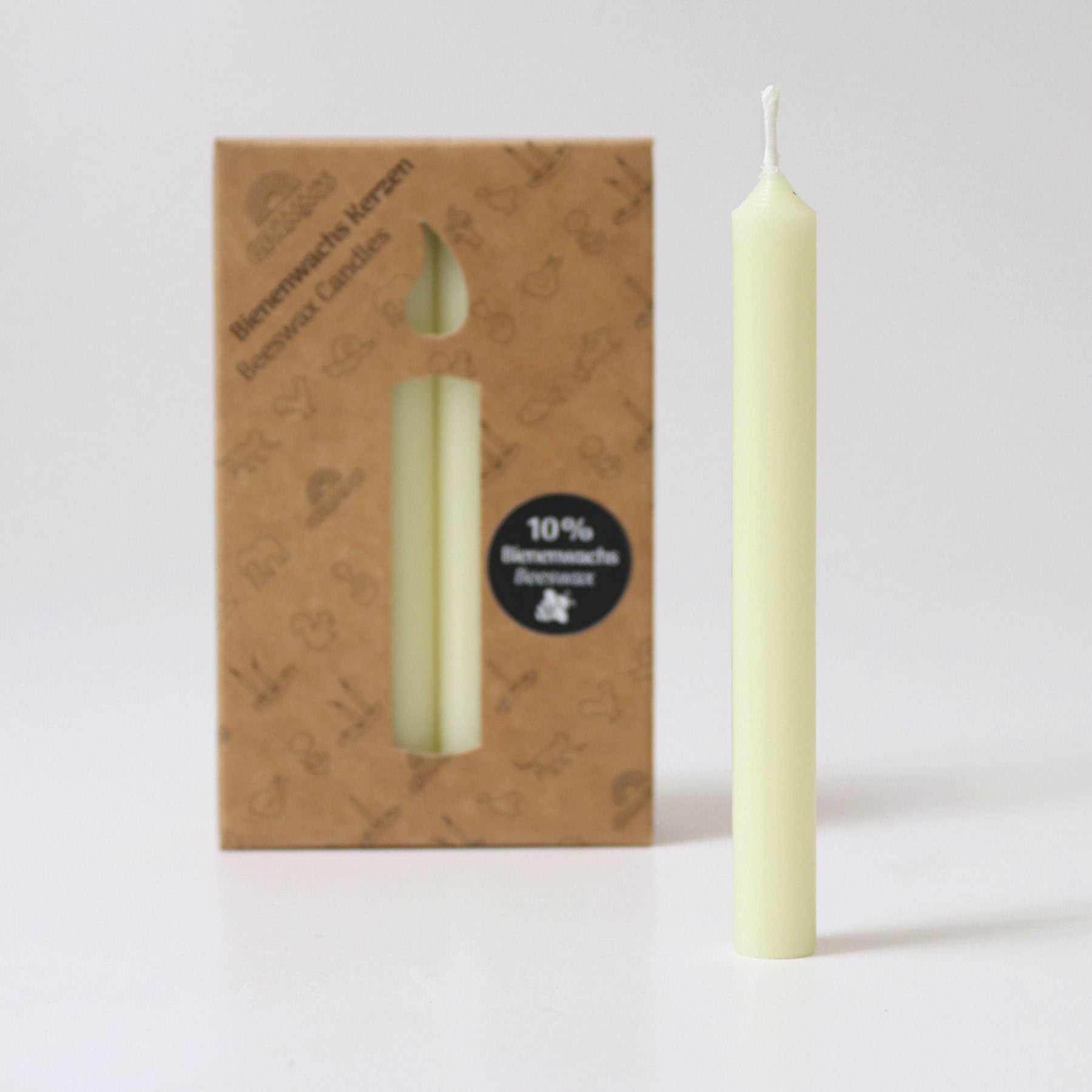 Bijenwaskaars (10%) crème (12 stuks)