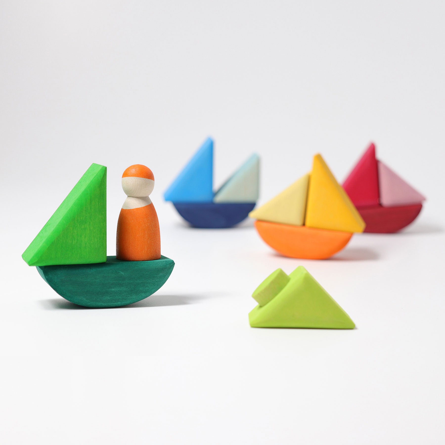 Schommelbootjes set van 4