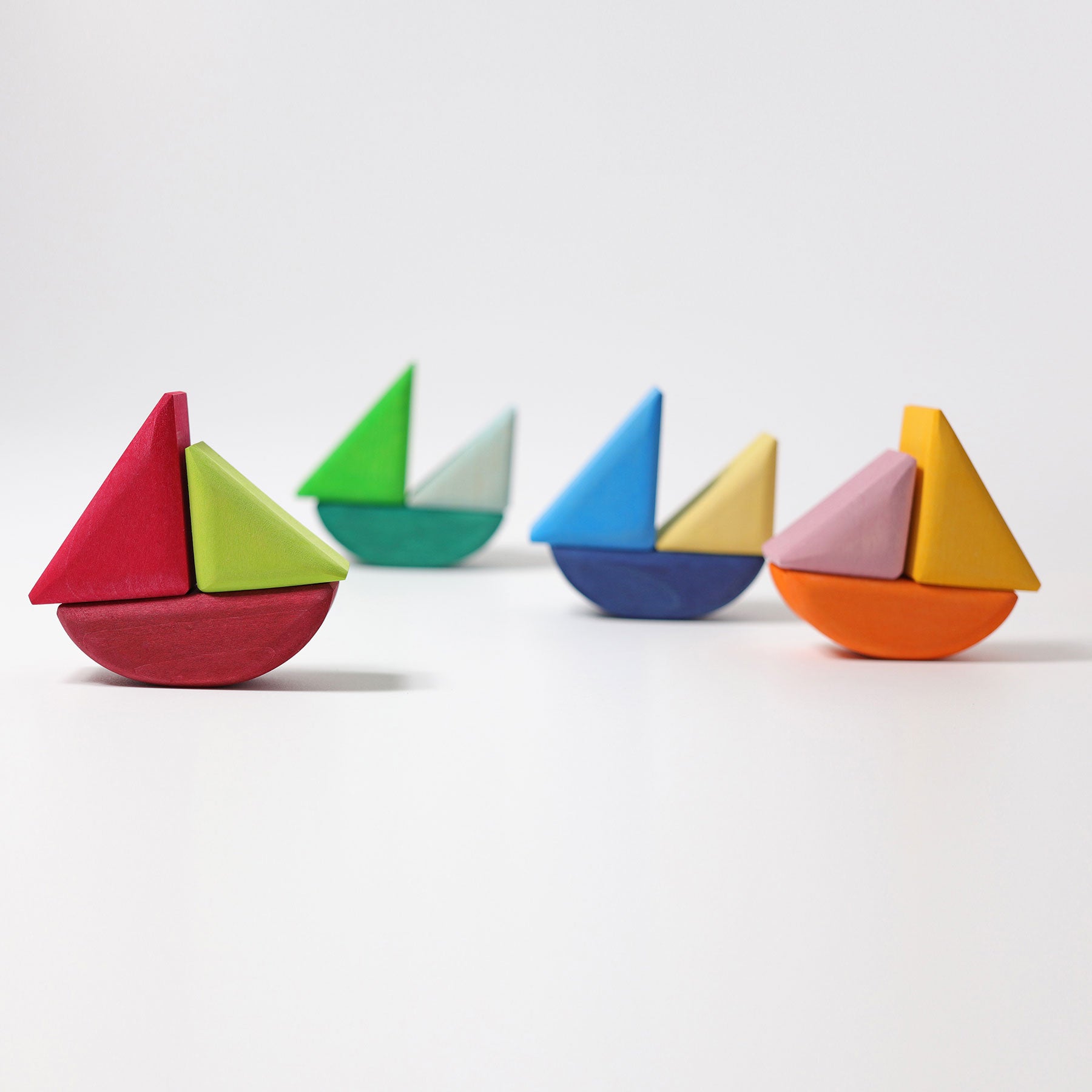 Schommelbootjes set van 4