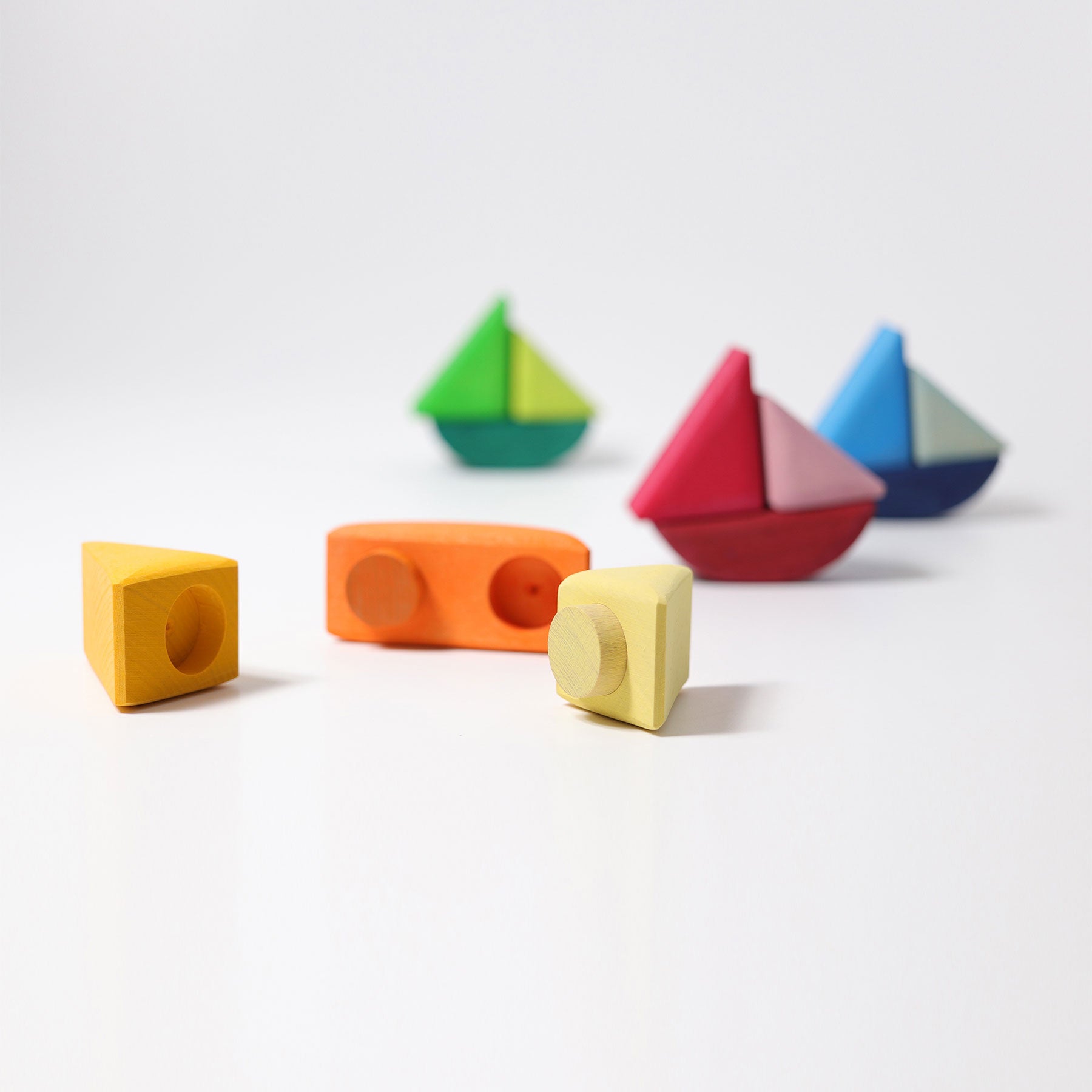Schommelbootjes set van 4