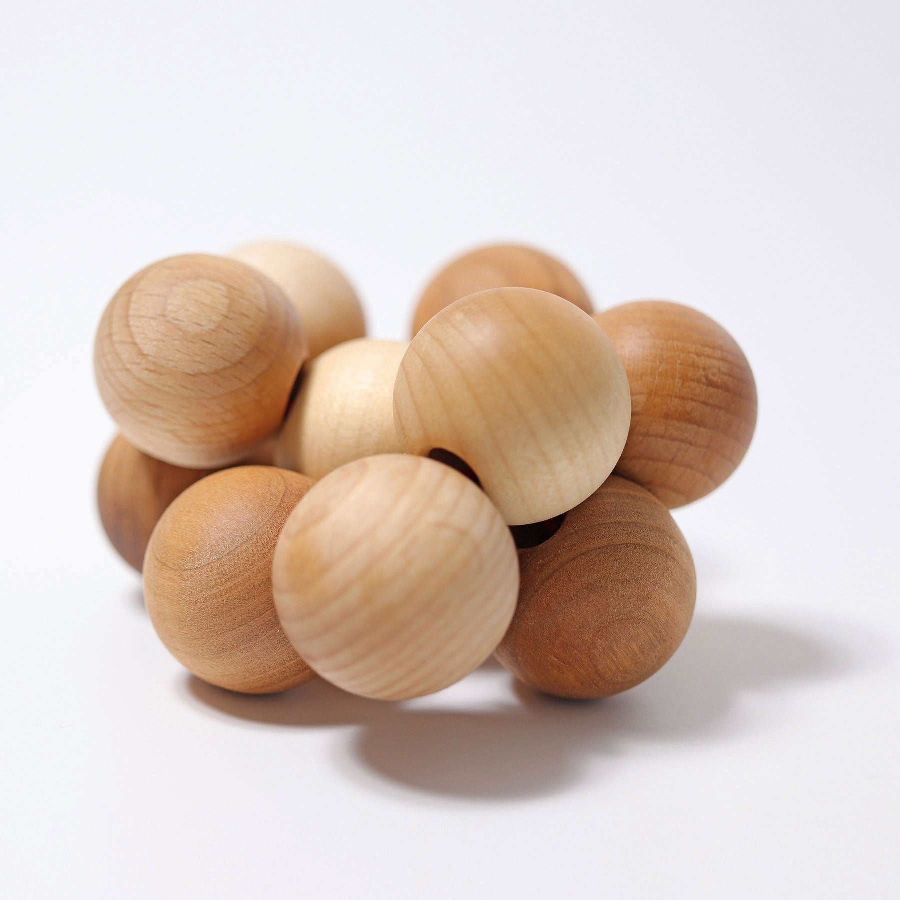 Grijpspeeltje naturelkralen