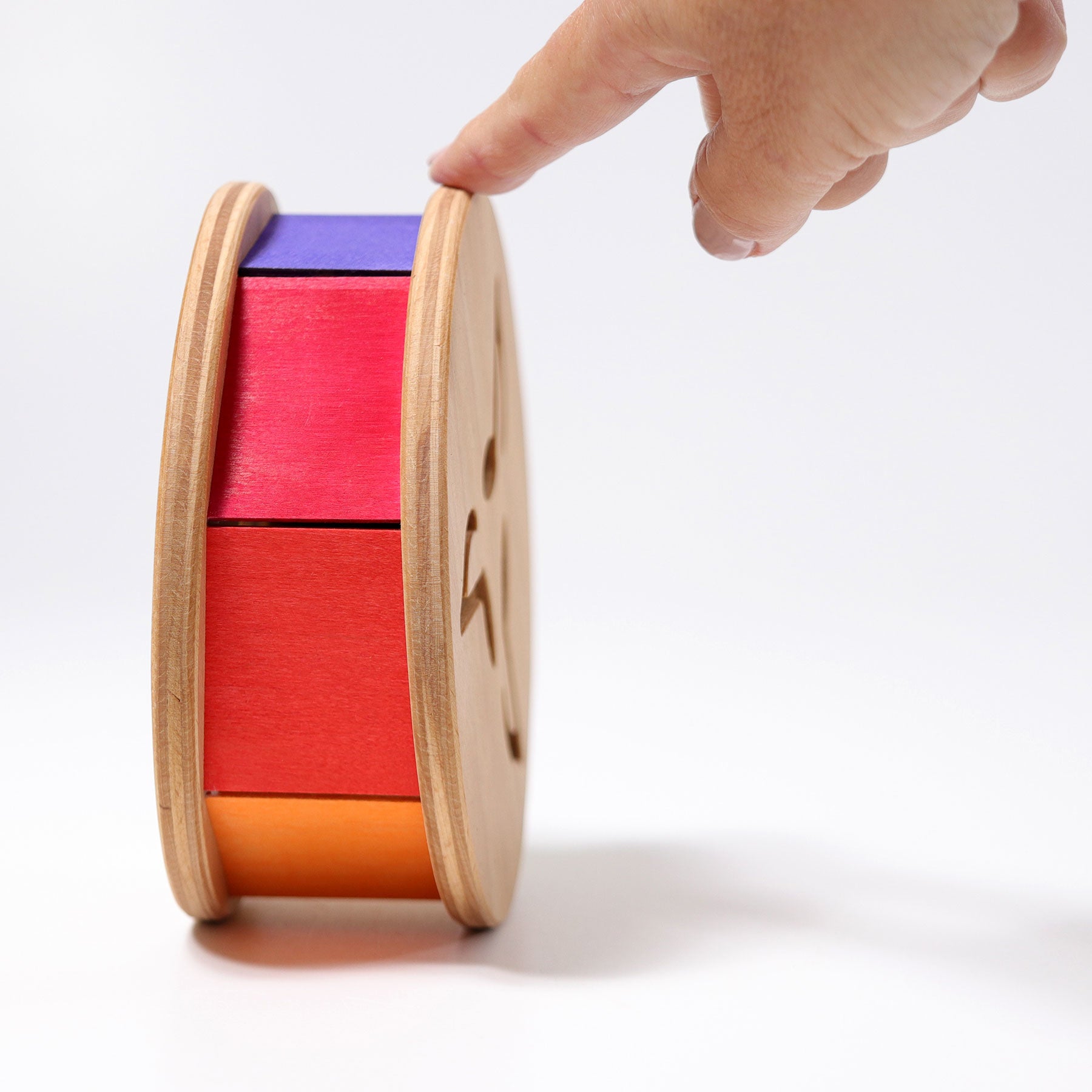 Rinkelend regenboog wiel