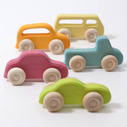 Set houten auto's slimline