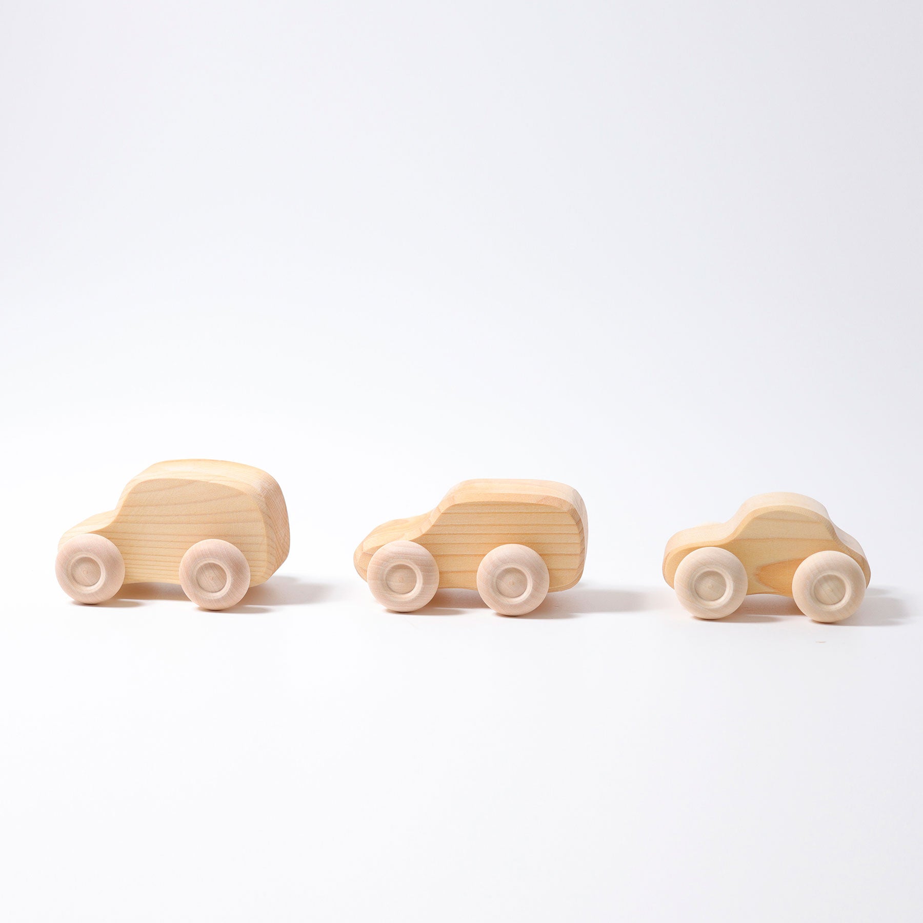 Houten auto's