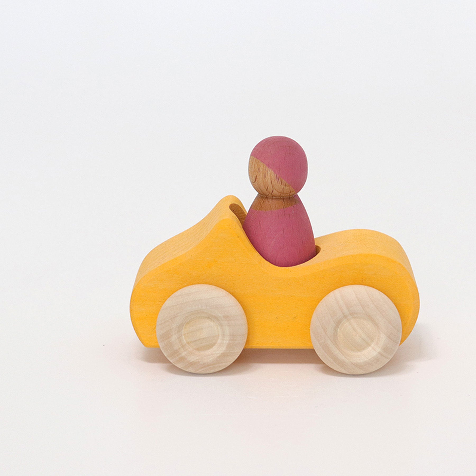 Kleine cabrio geel