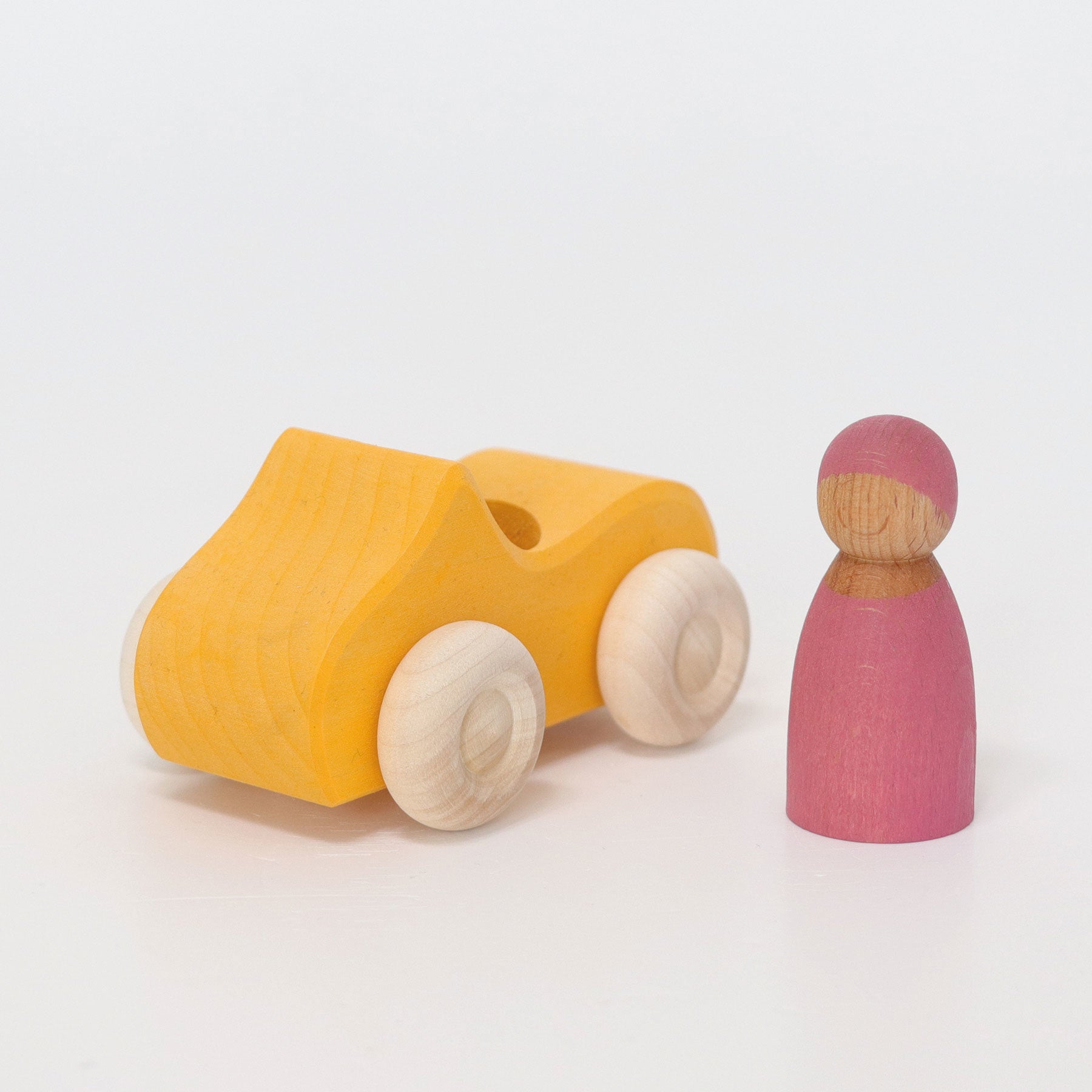 Kleine cabrio geel