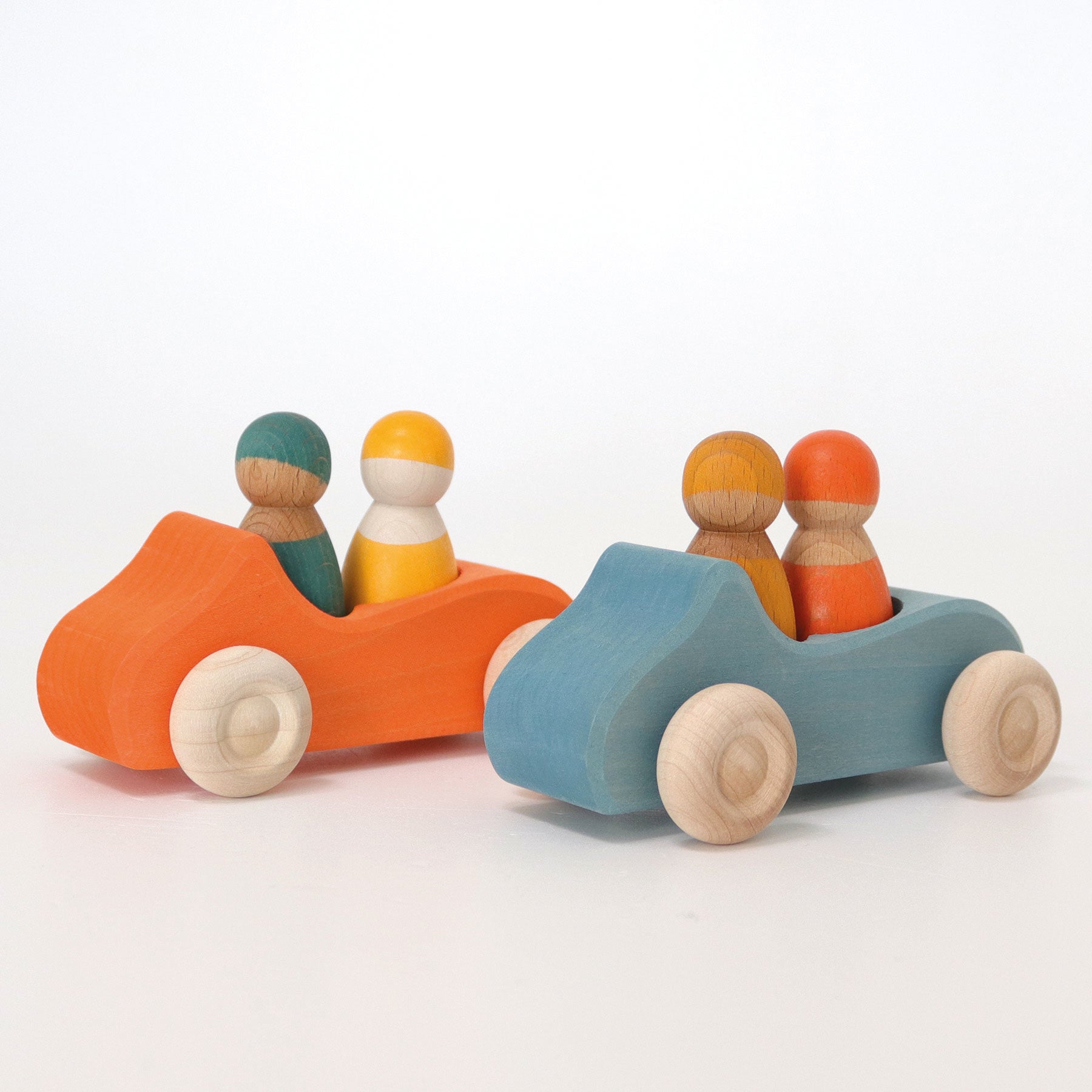 Grote cabrio blauw