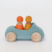 Grote cabrio blauw