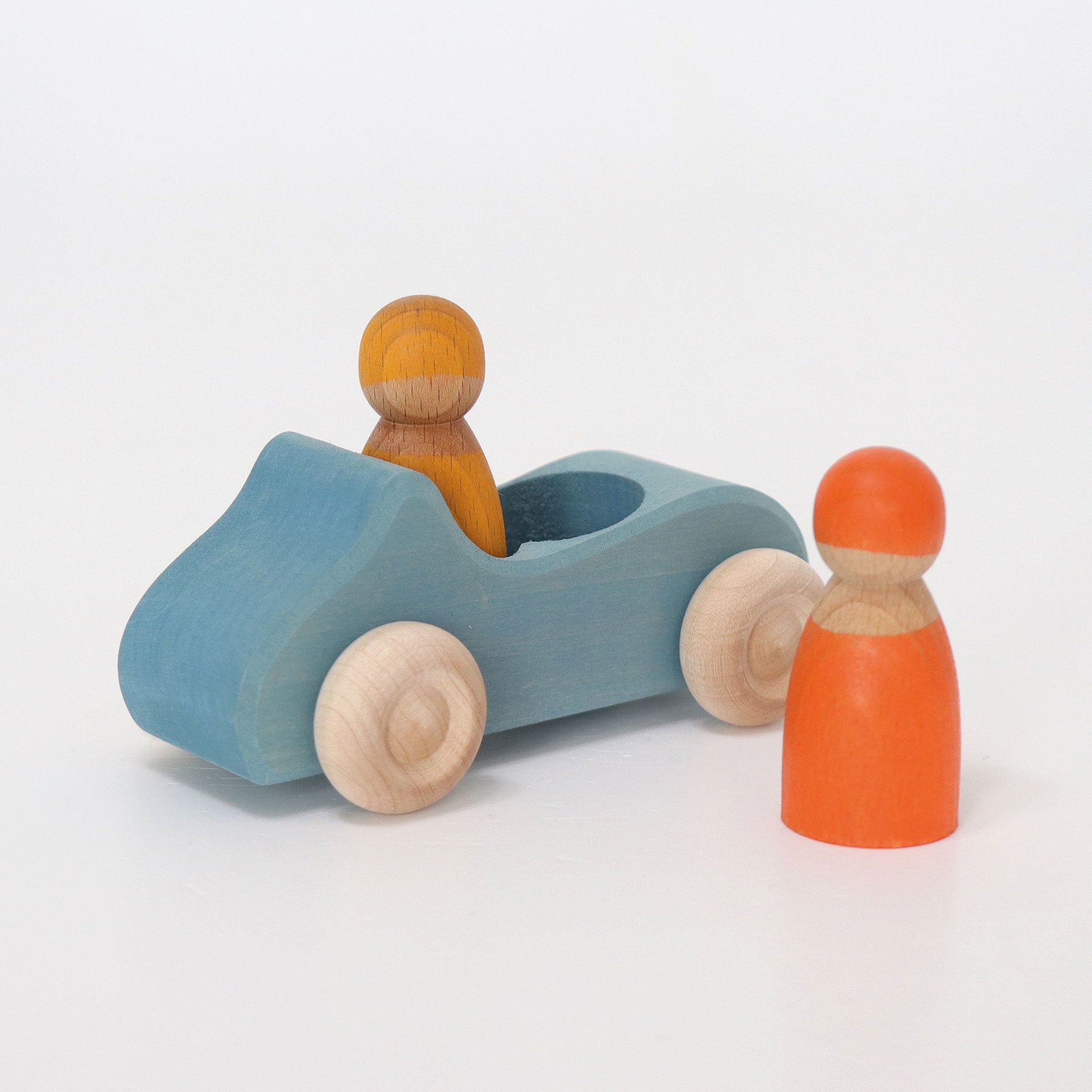 Grote cabrio blauw