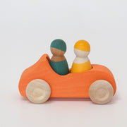 Grote cabrio oranje