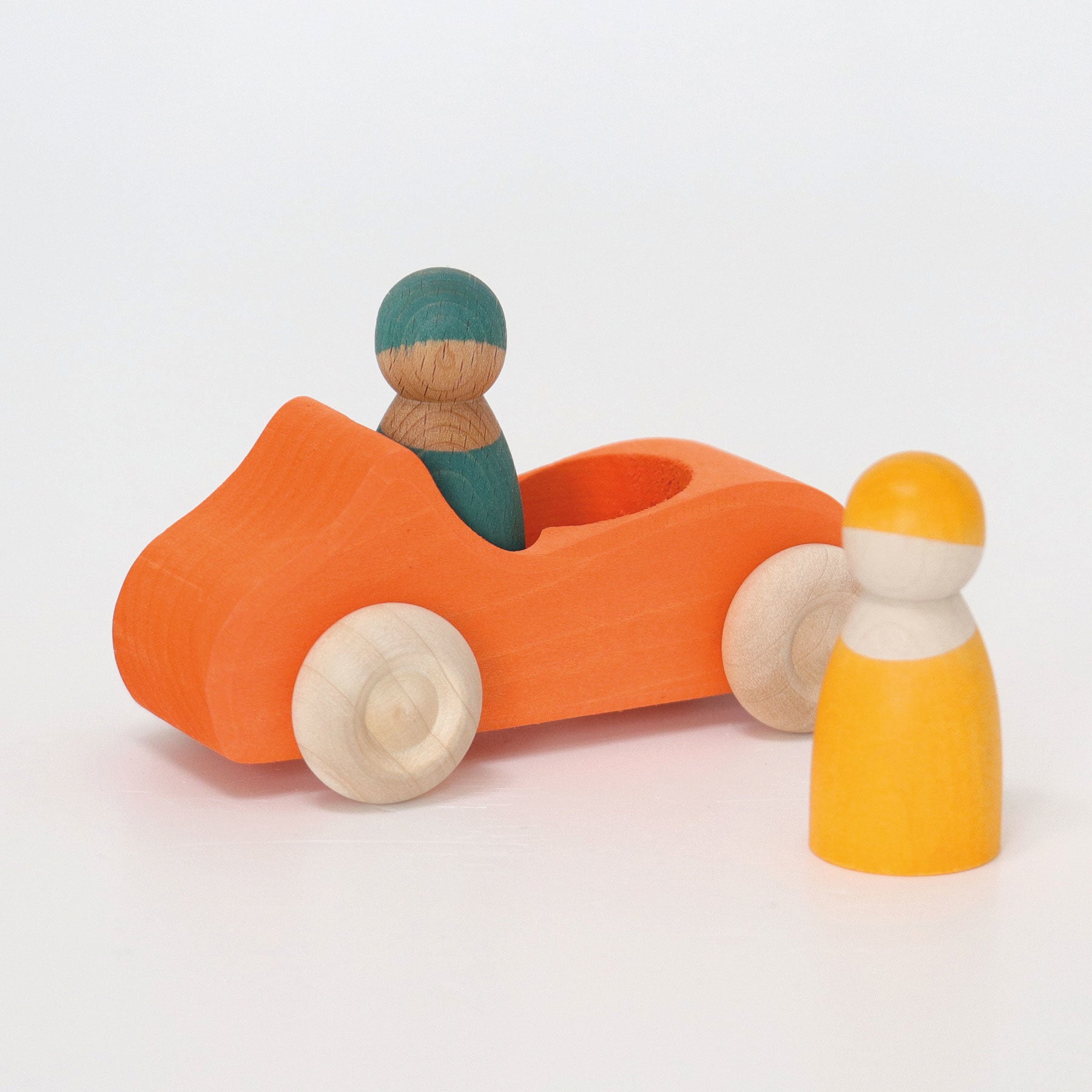 Grote cabrio oranje