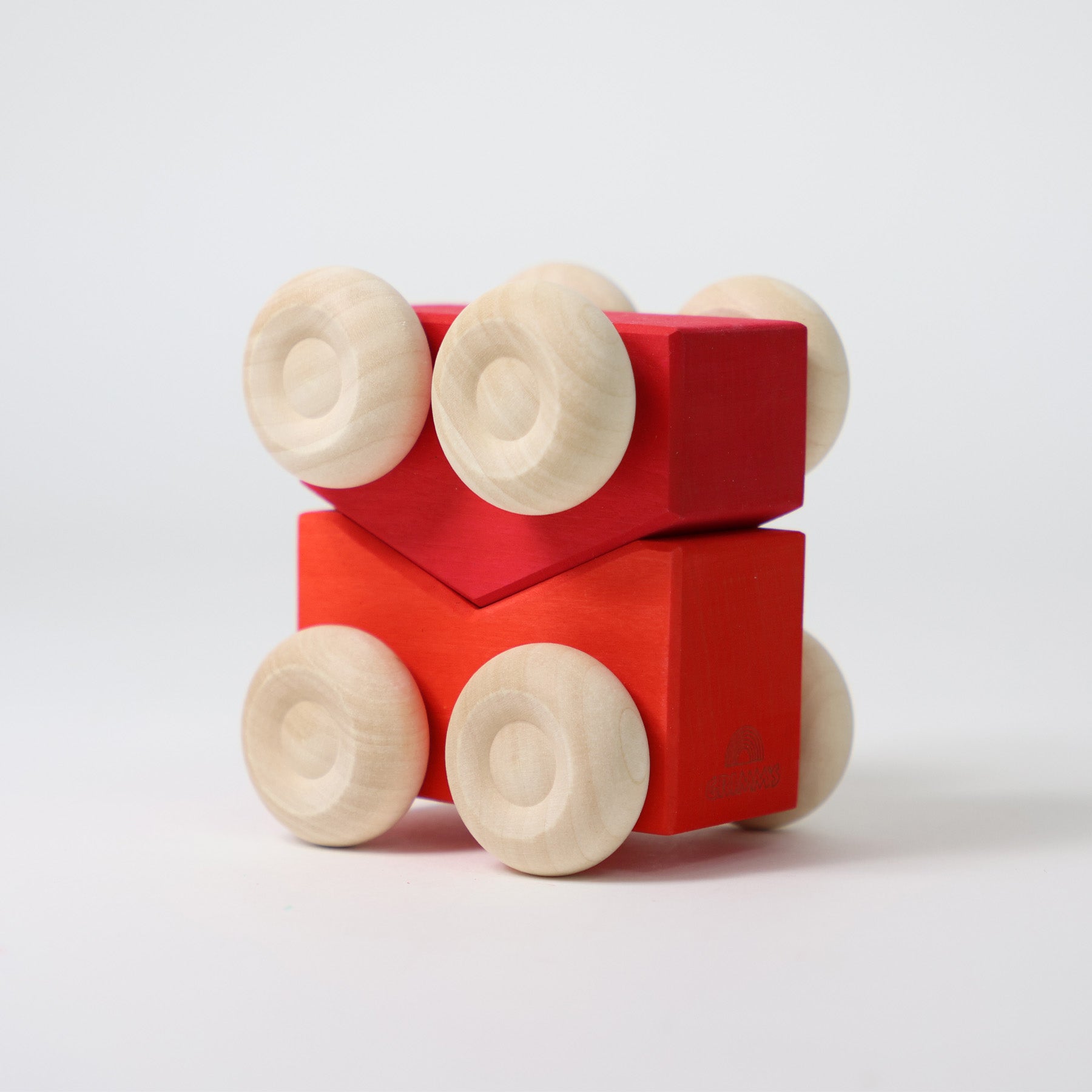 Stapelauto's Rood