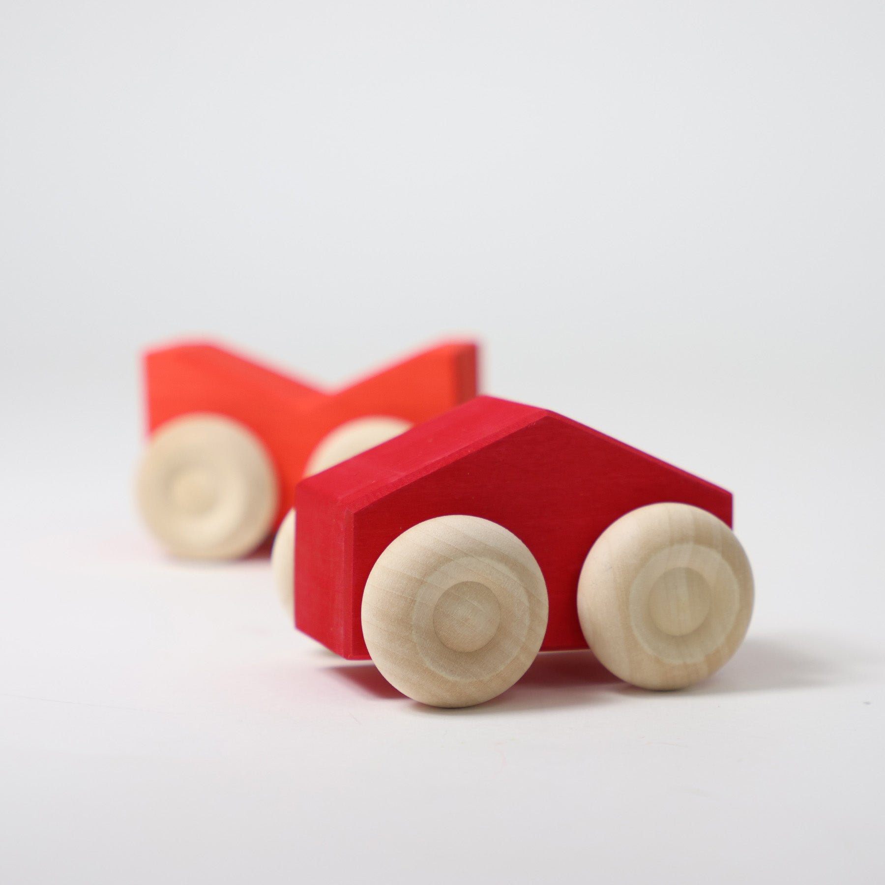 Stapelauto's Rood