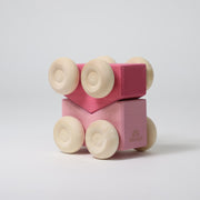 Stapelauto's Roze