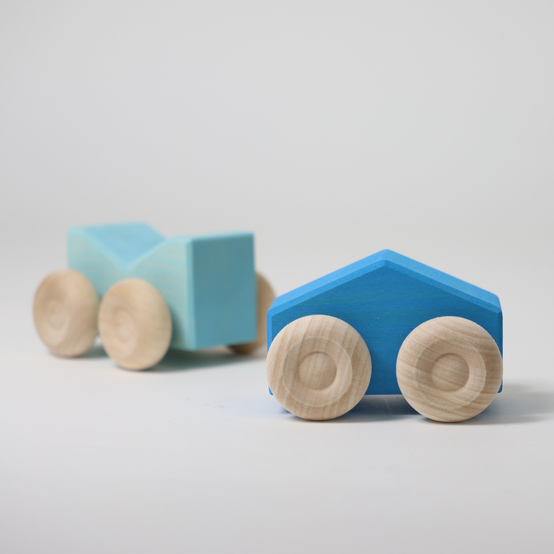 Stapelauto's Blauw