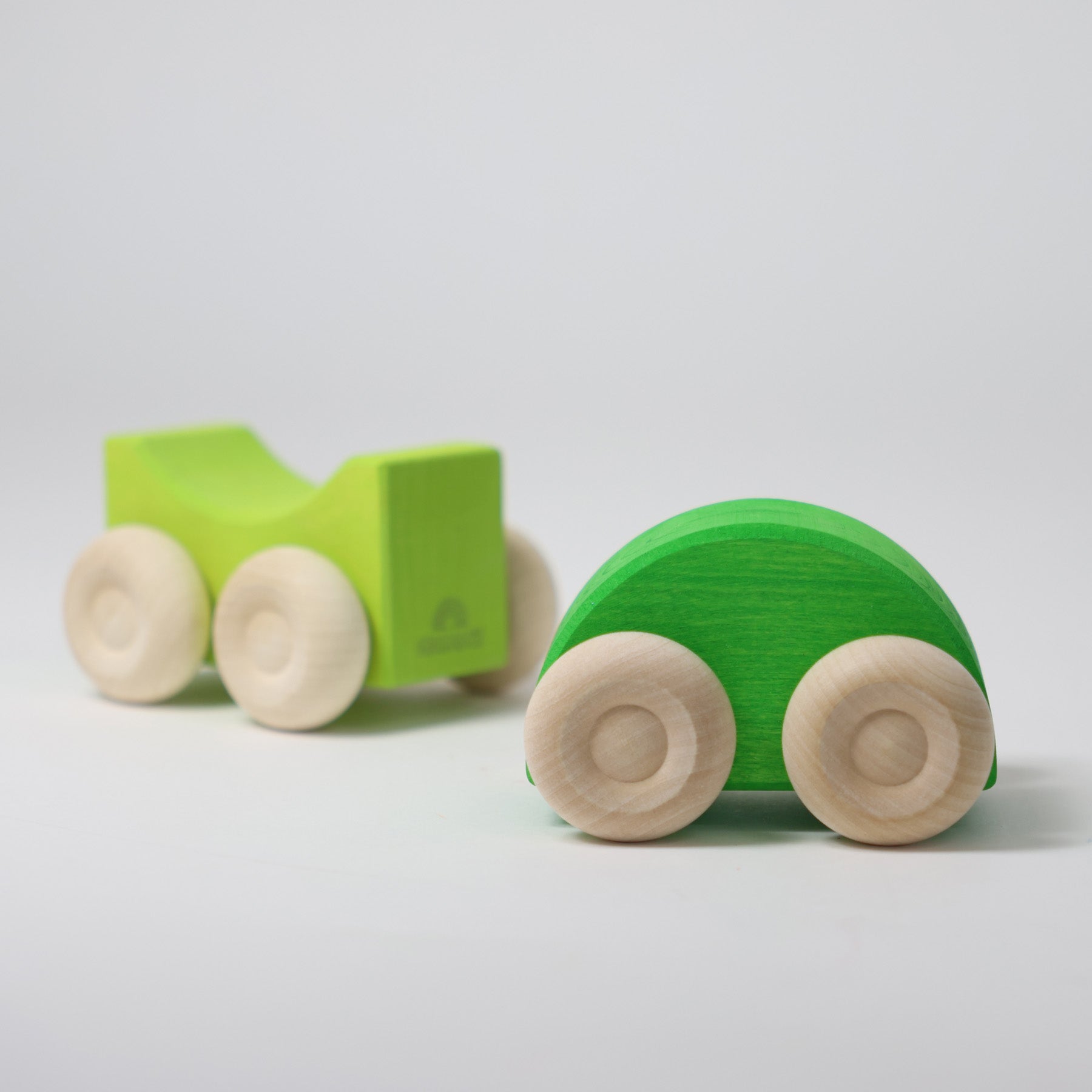 Stapelauto's Groen