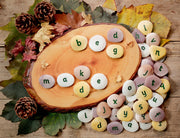 Alfabet stenen/letterstenen (50 stuks)