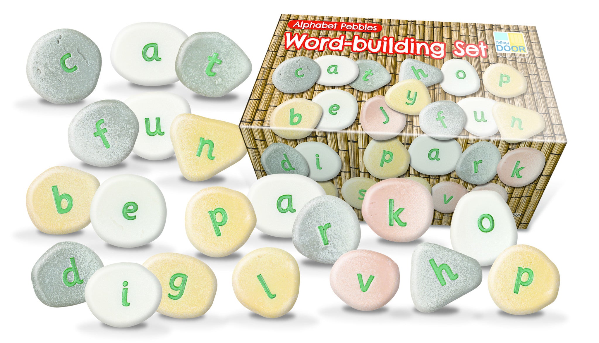 Alfabet stenen/letterstenen (50 stuks)