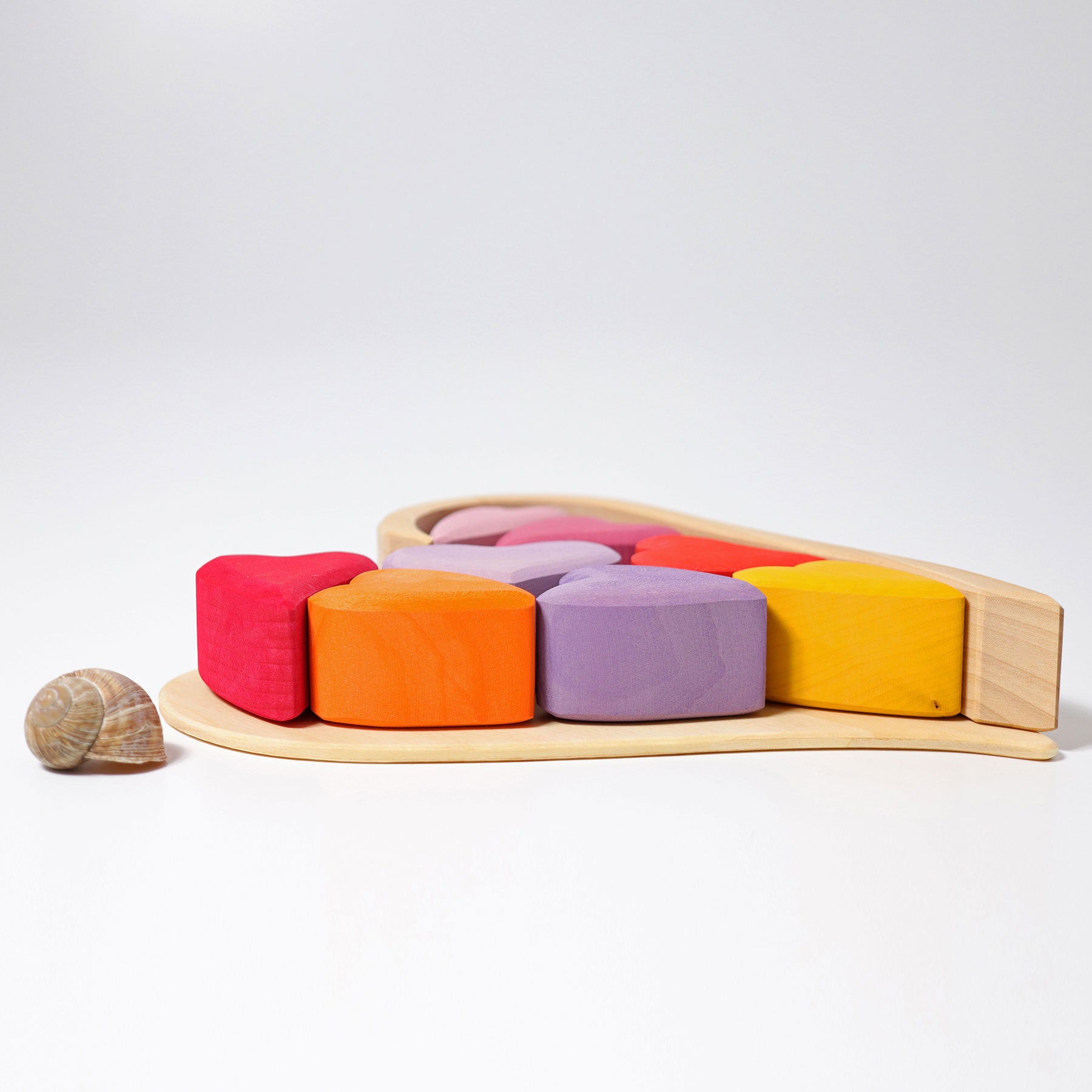 Blokkenset harten - rood