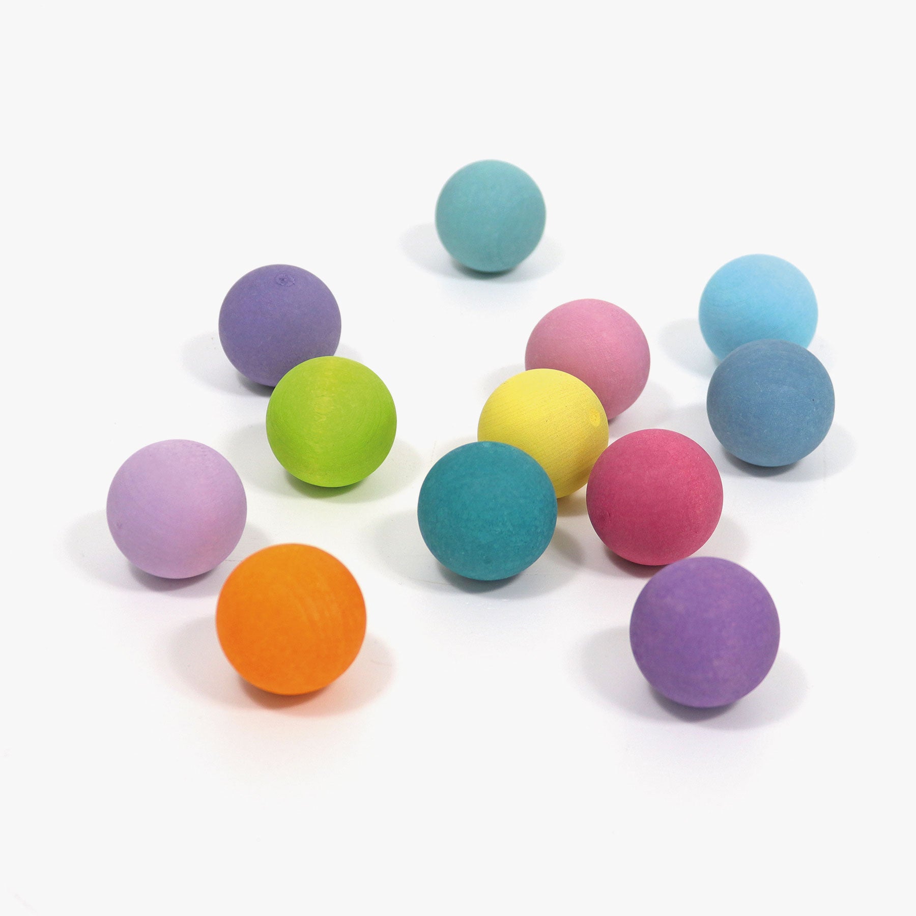 12 Pastel ballen
