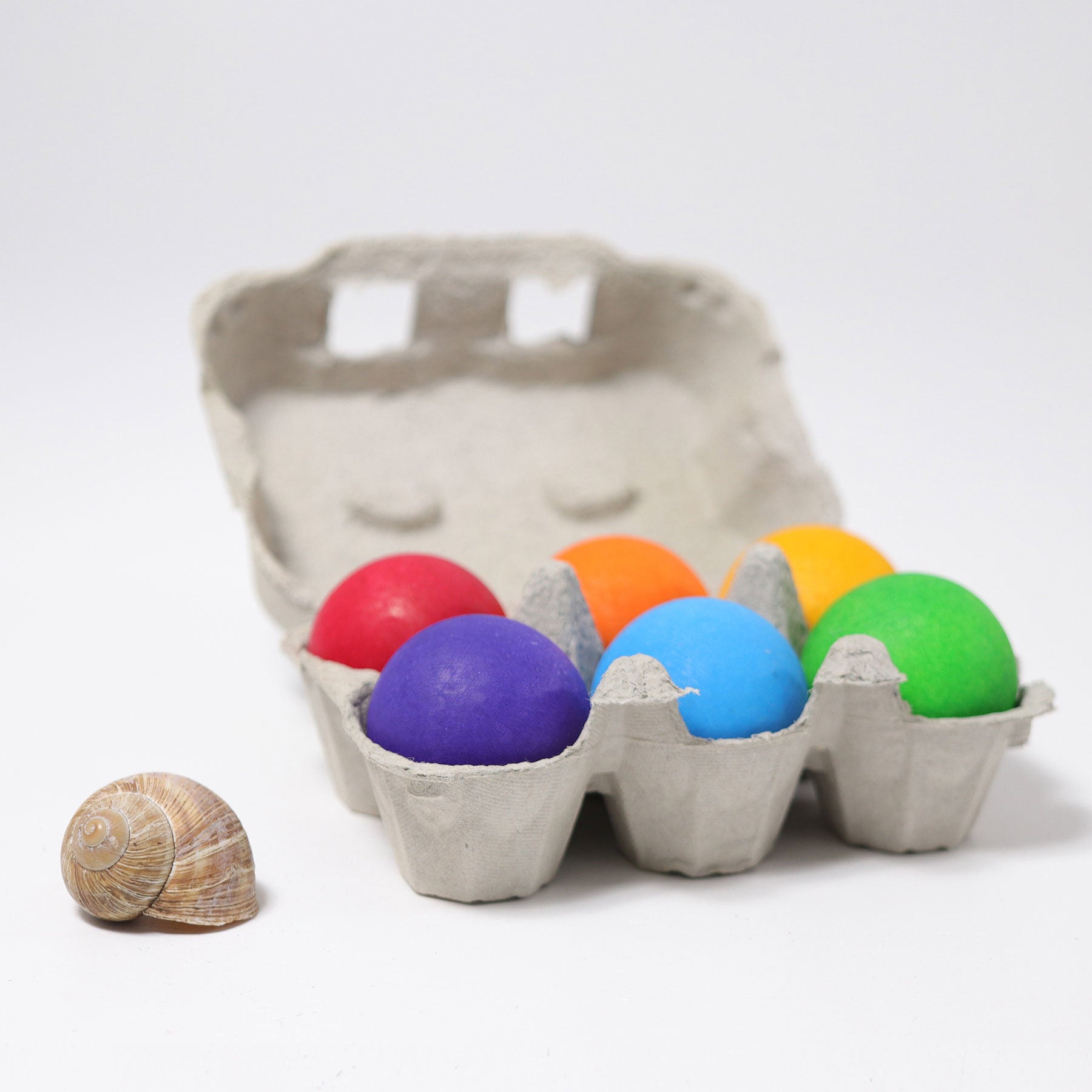 6 Regenboog ballen
