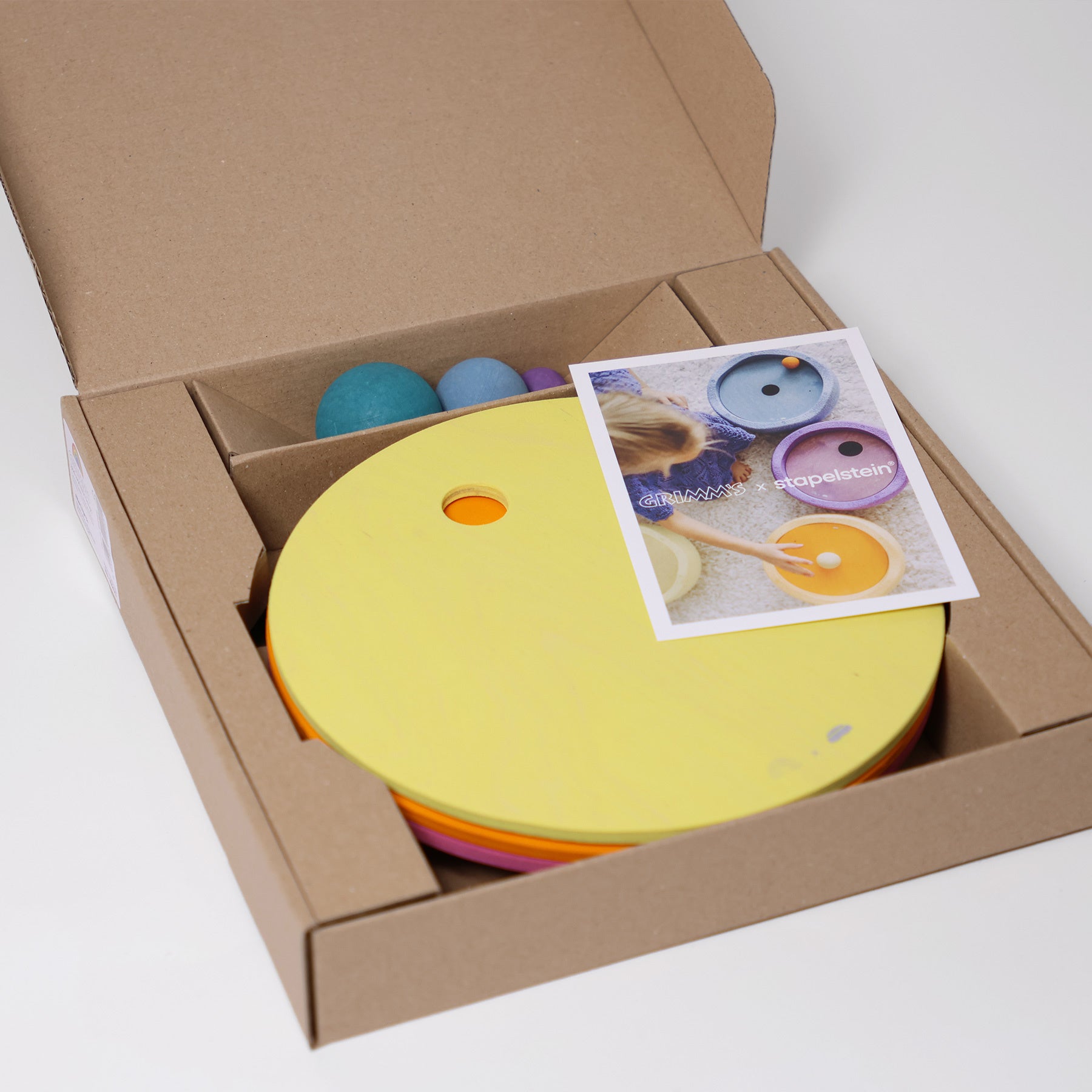 GRIMM’S x Stapelstein Rolling Discs Warm Pastel