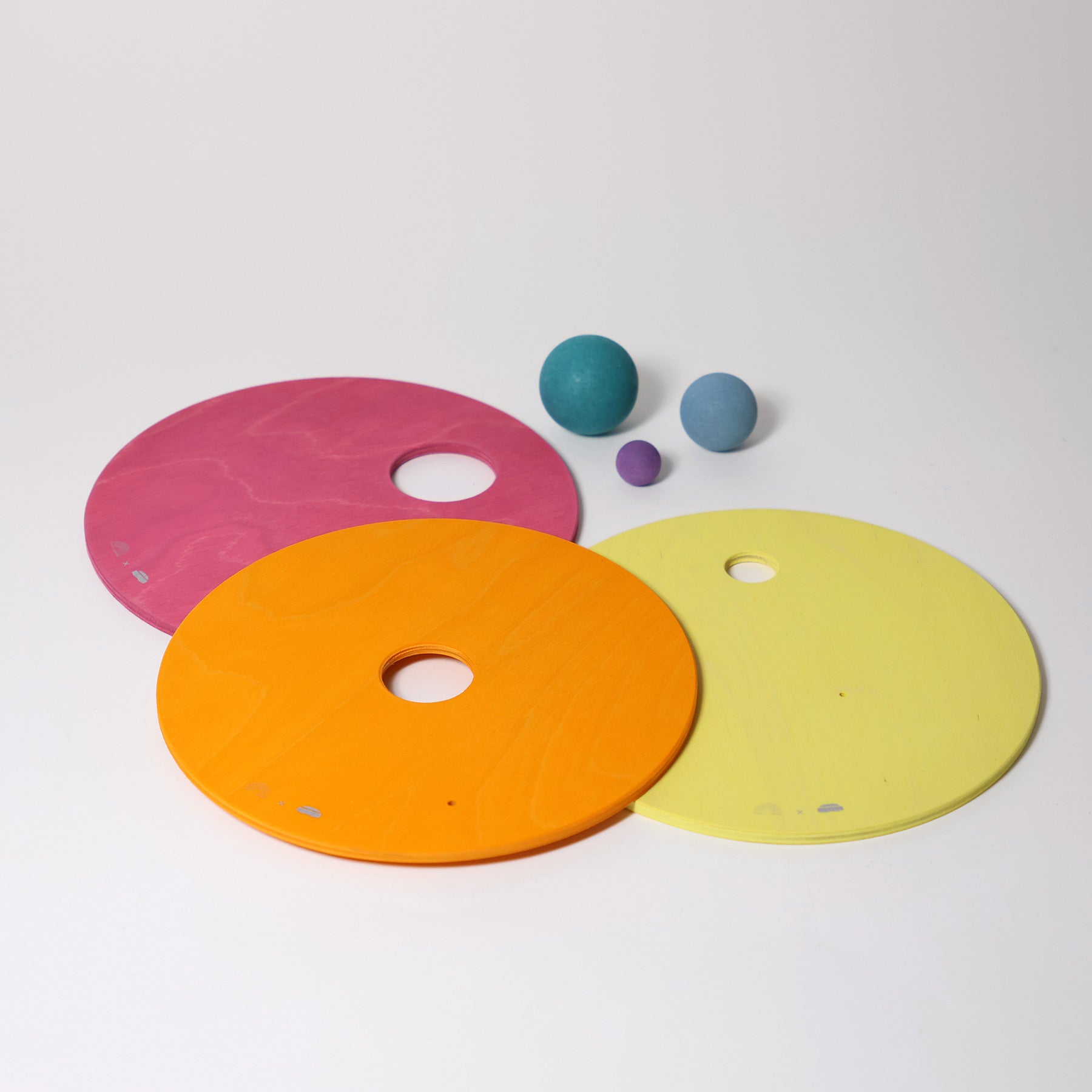 GRIMM’S x Stapelstein Rolling Discs Warm Pastel