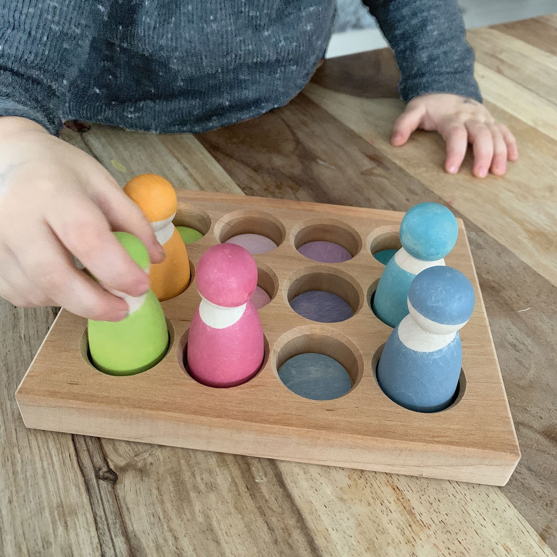 Pastel sorteerbord