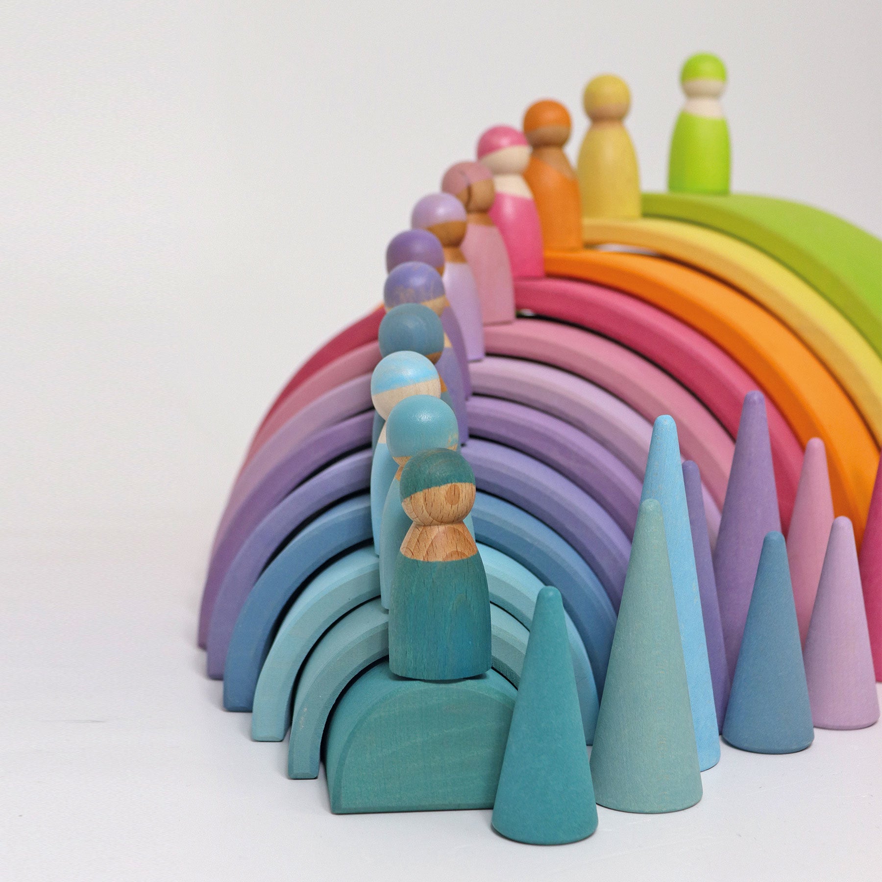 Regenboogvriendjes pastel