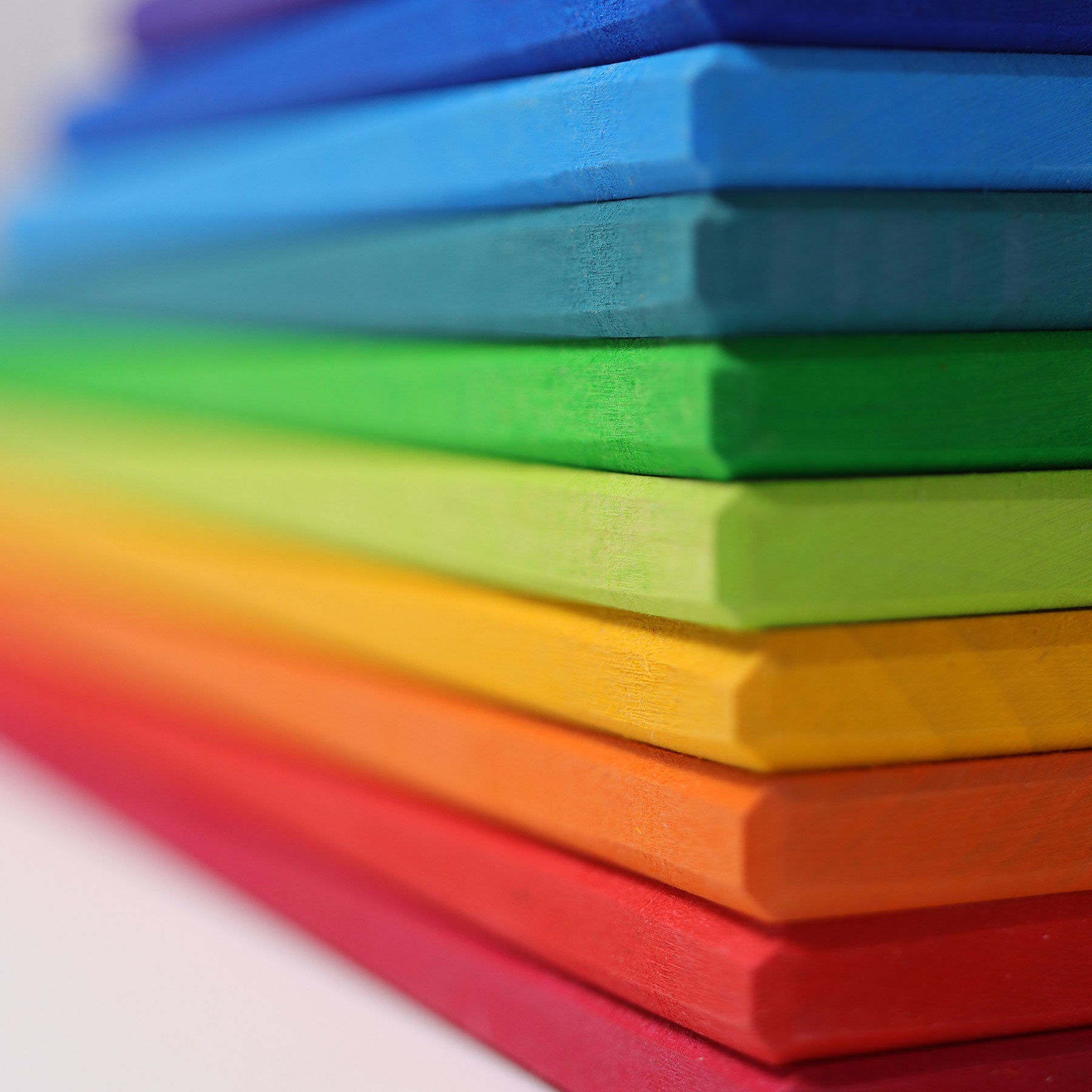 Bouwplankjes regenboog