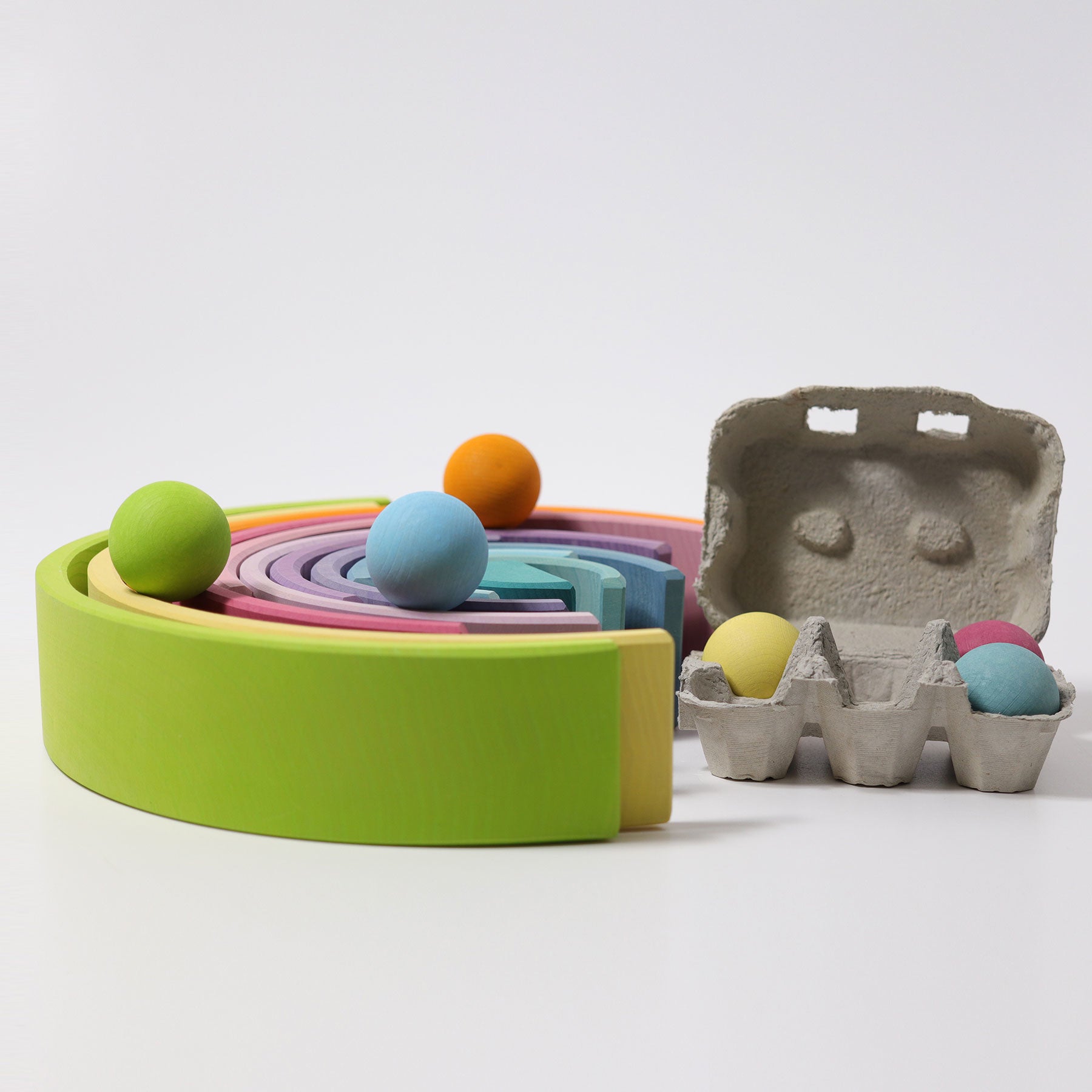 Grote regenboog pastel