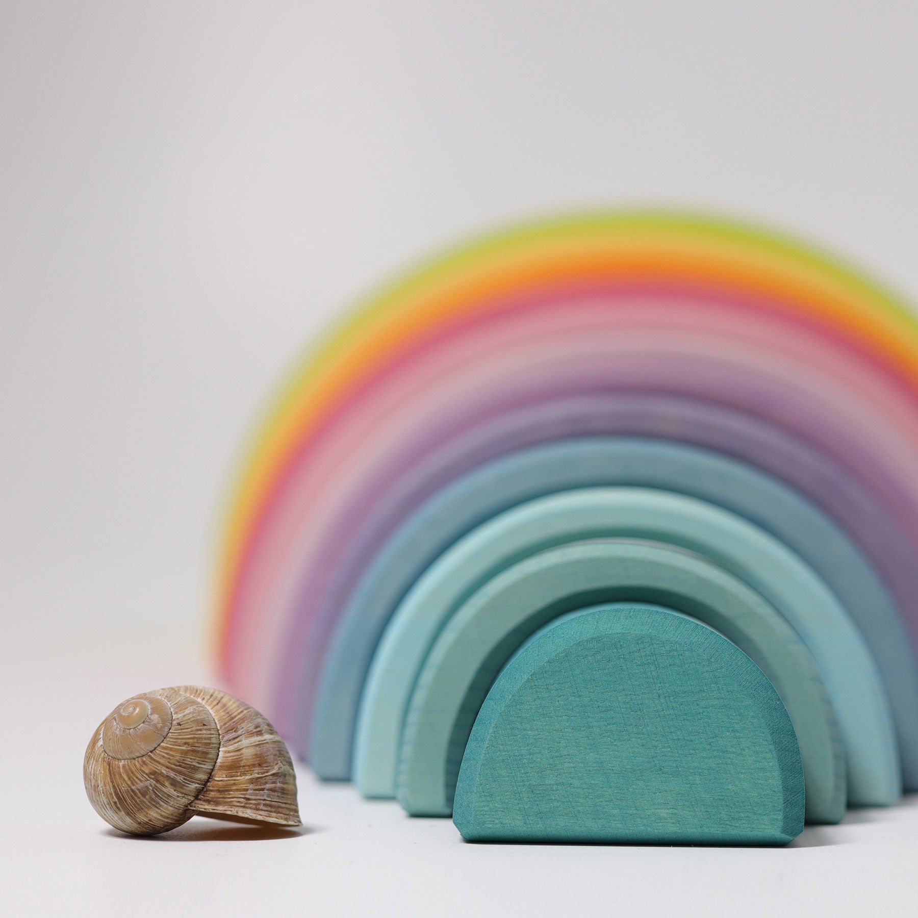 Grote regenboog pastel