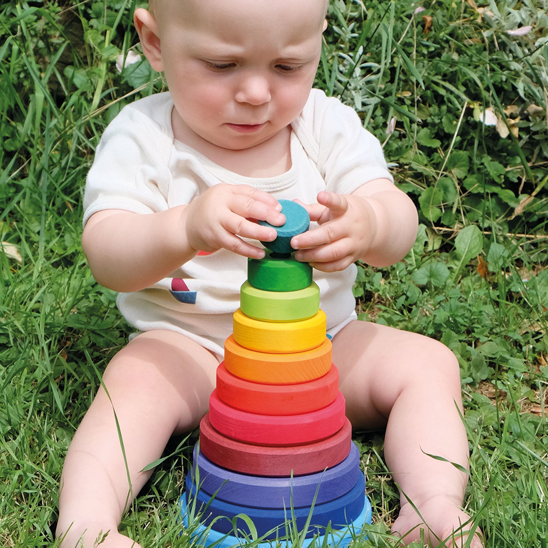 Stapeltoren regenboog