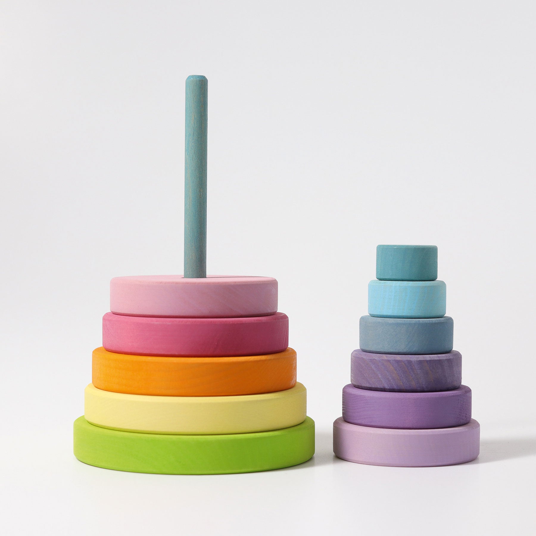 Stapeltoren regenboog pastel