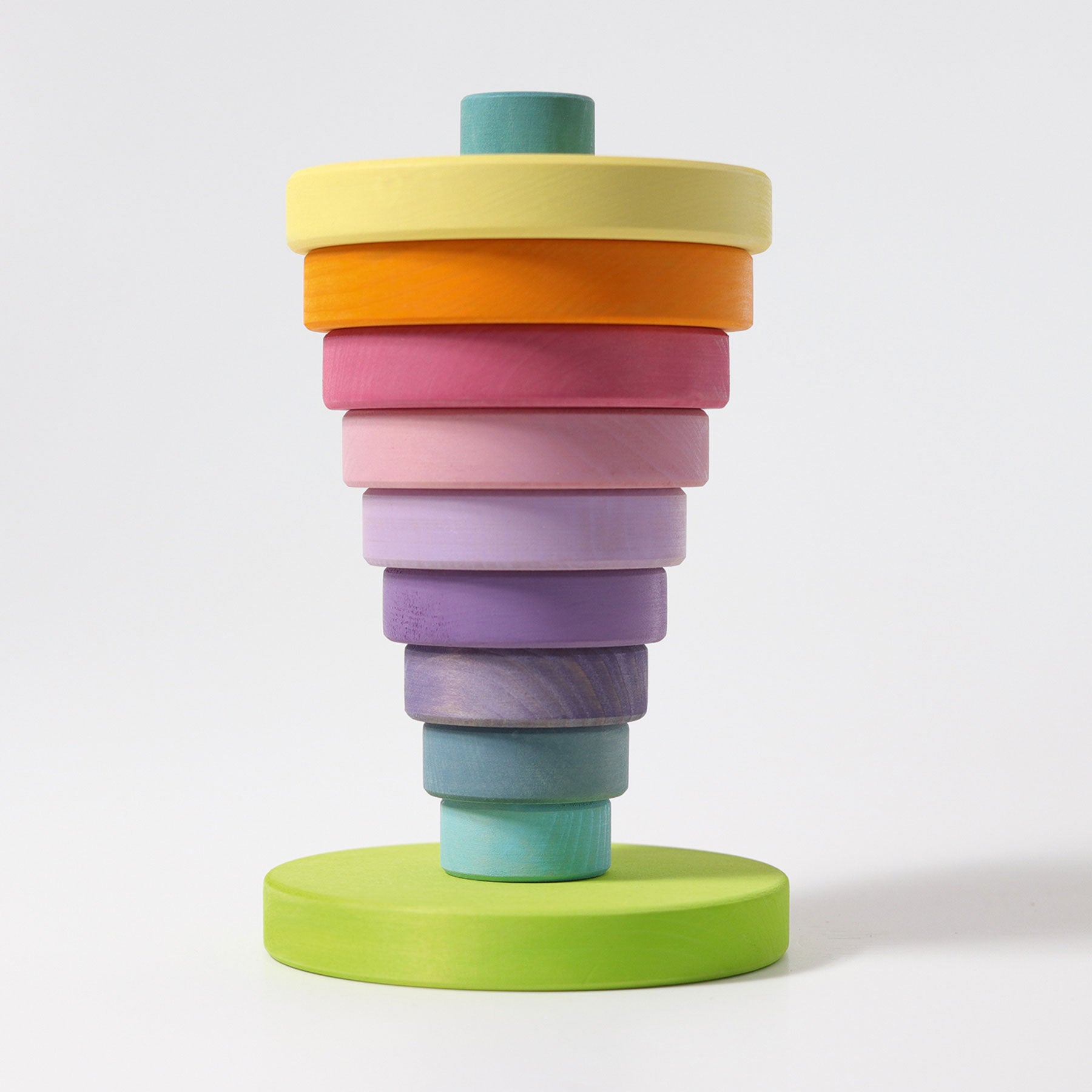 Stapeltoren regenboog pastel