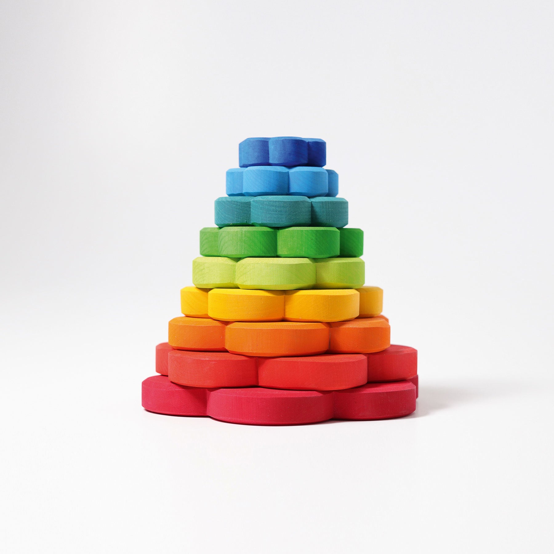 Stapeltoren regenboog bloem